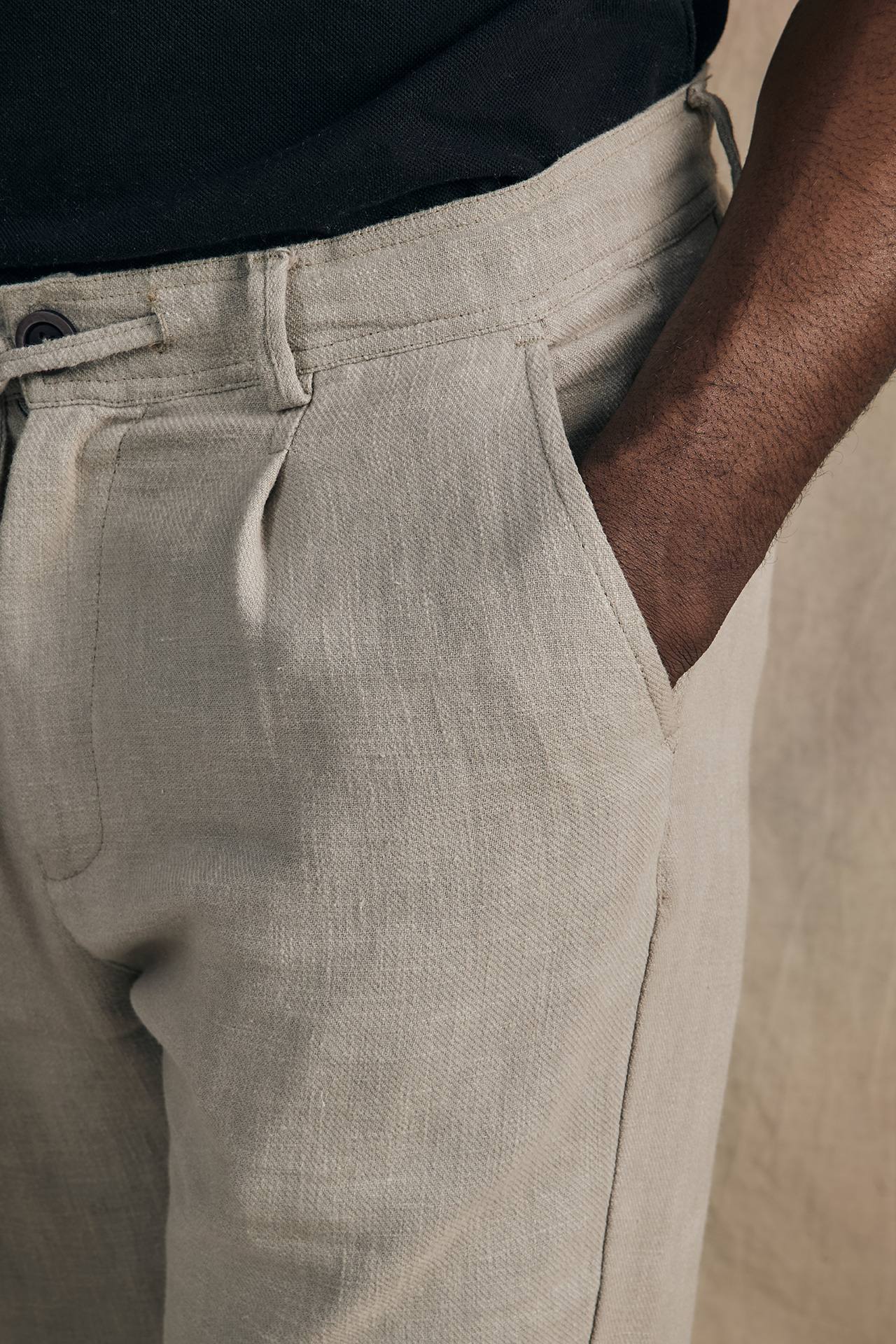 LINEN LOOSE FIT PANT