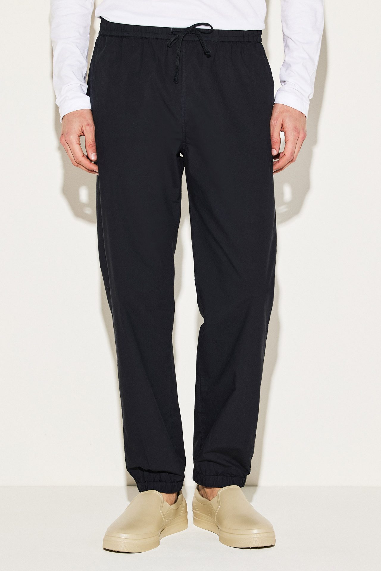 RELAXED FIT CUFFED TROUSERS