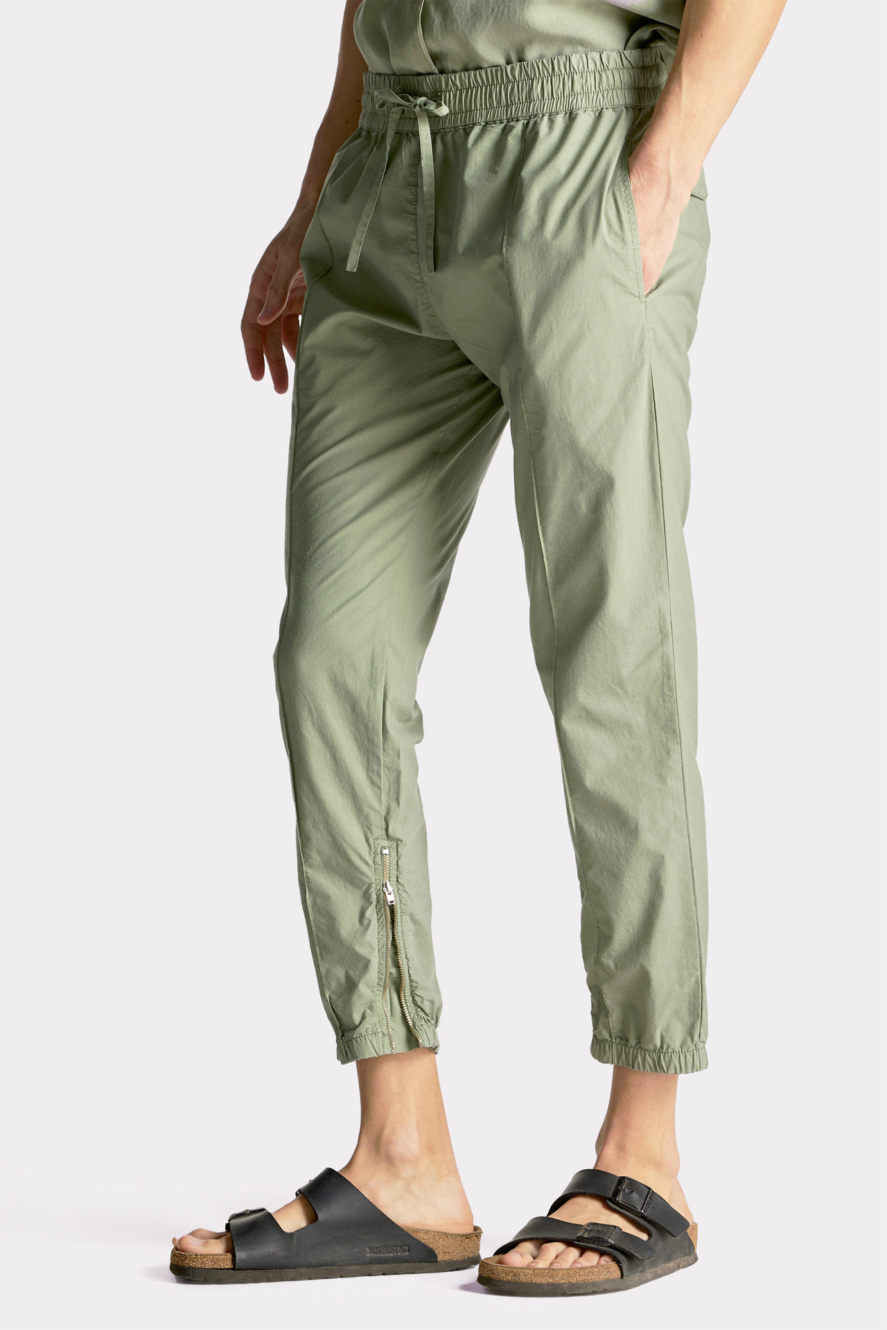 Zipper Detail Relaxed Fit PANTS