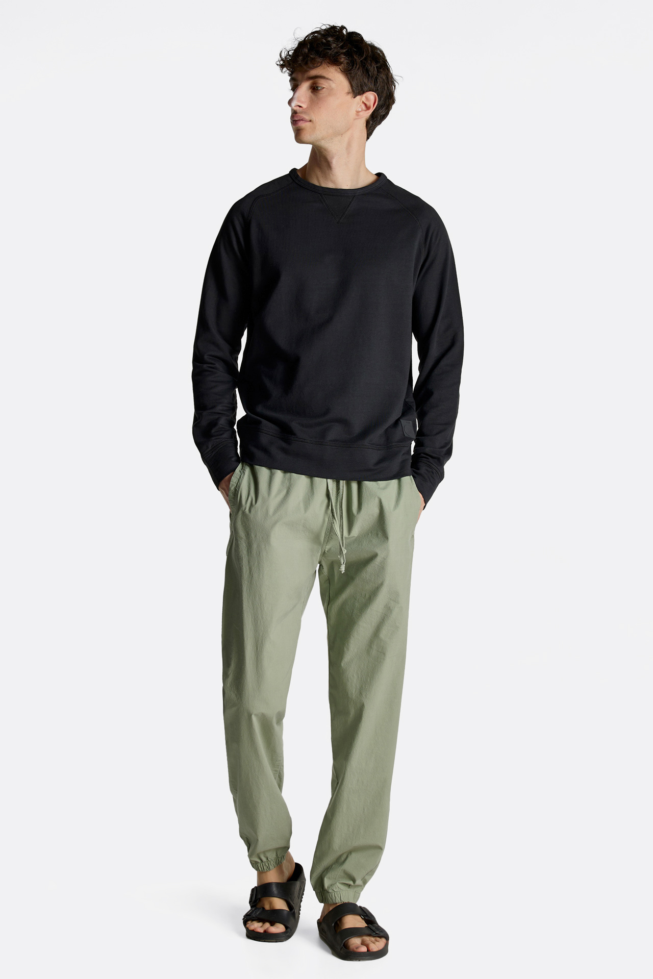 Relaxed Fit Cuffed Trouser