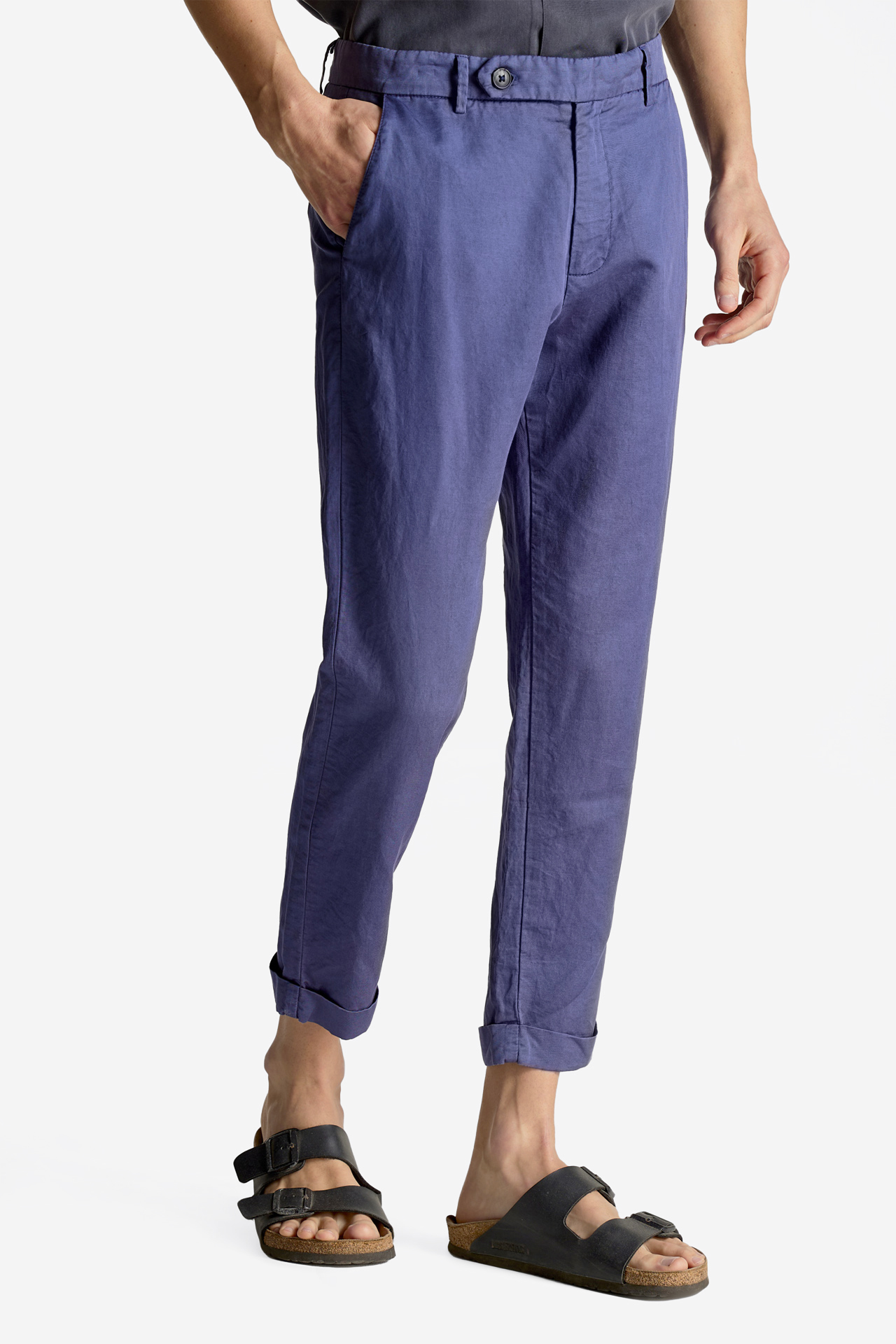 Linen Blend Chino Trouser