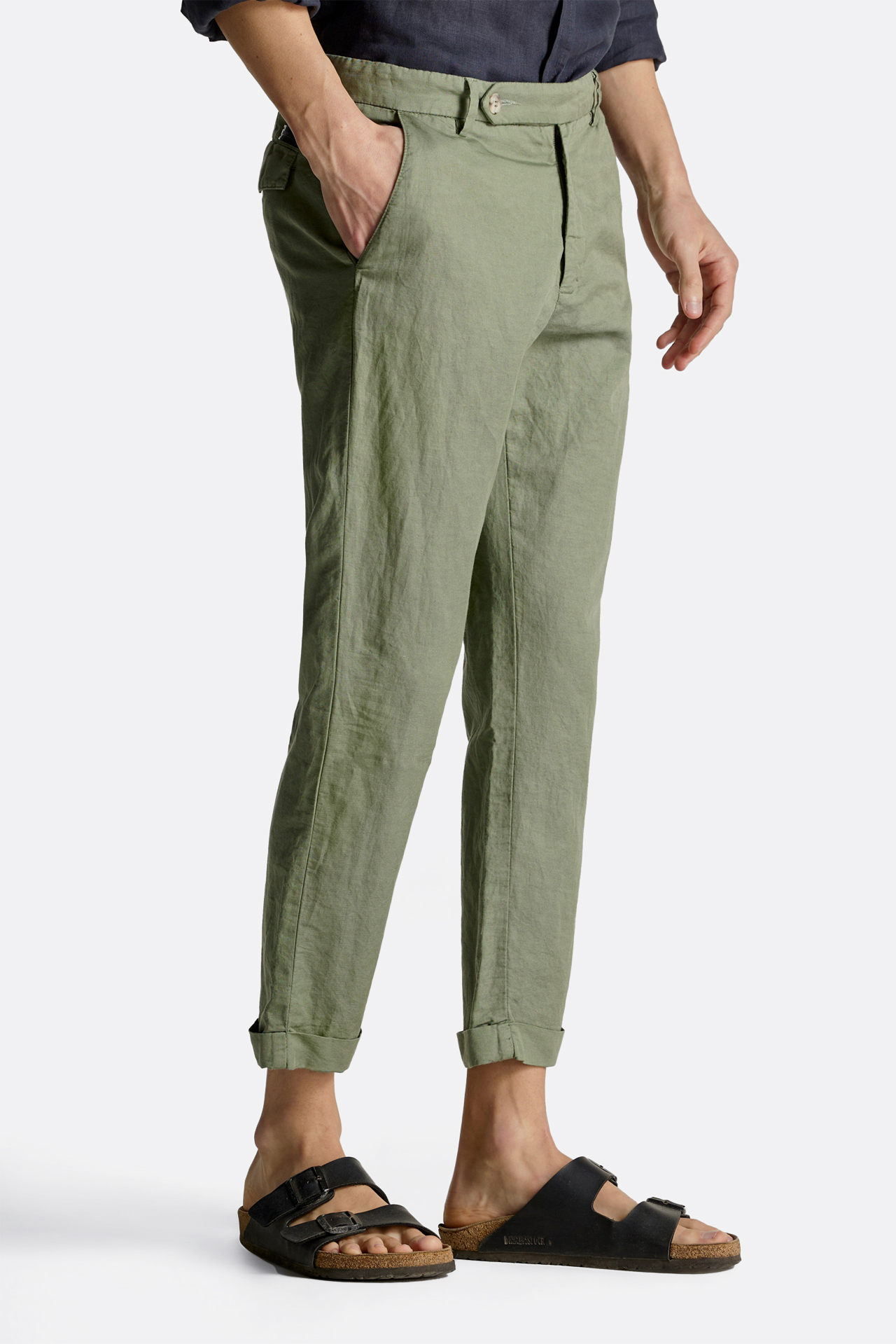 Linen Blend Chino Trouser