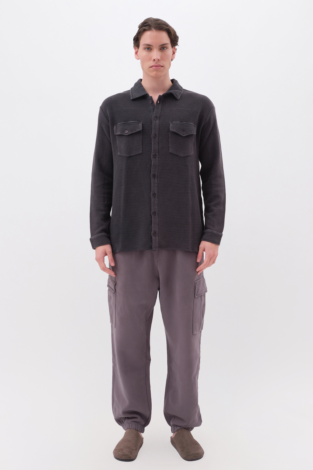 OVERSIZED WAFFLE SHIRT