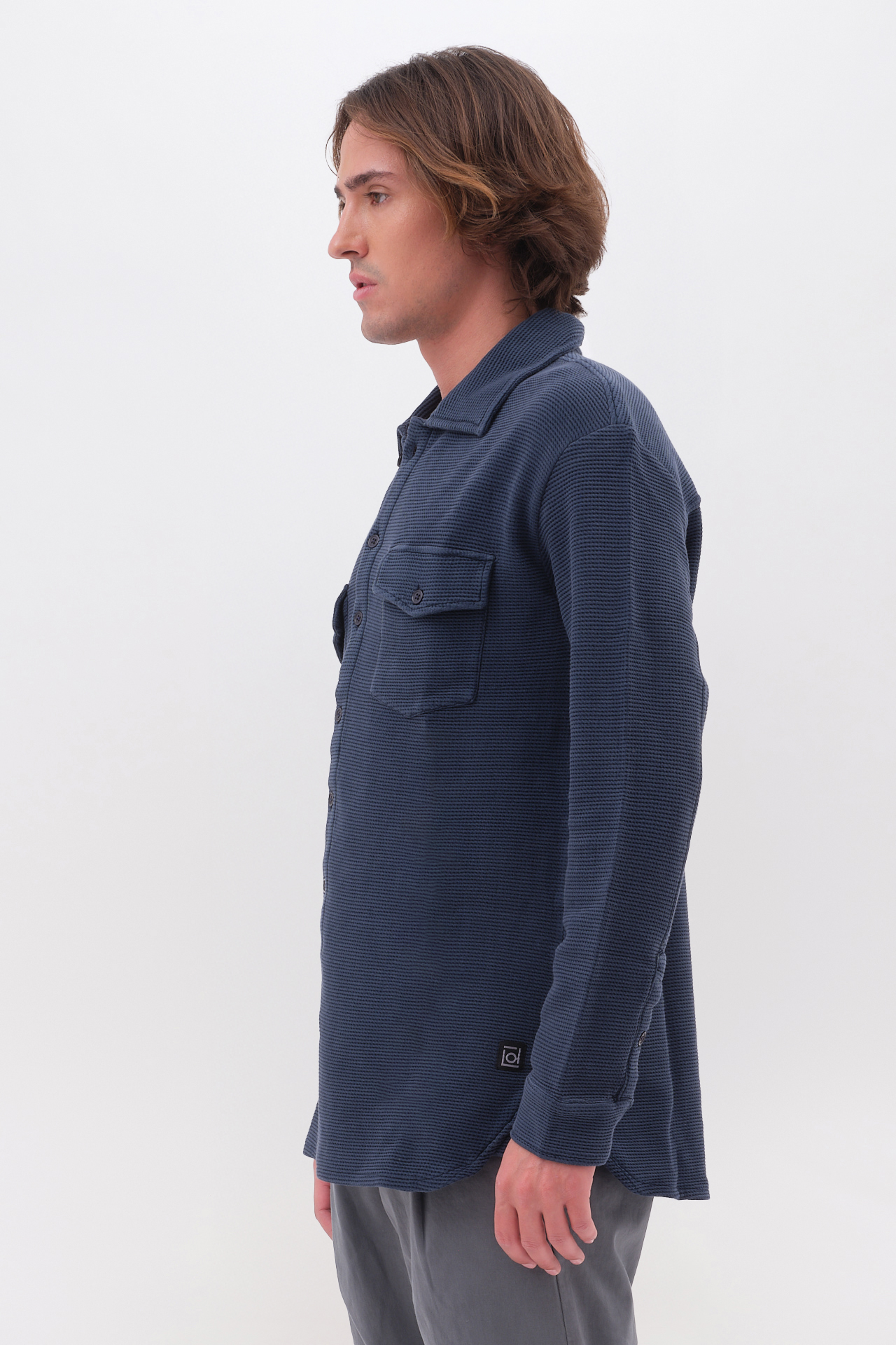 OVERSIZED WAFFLE SHIRT