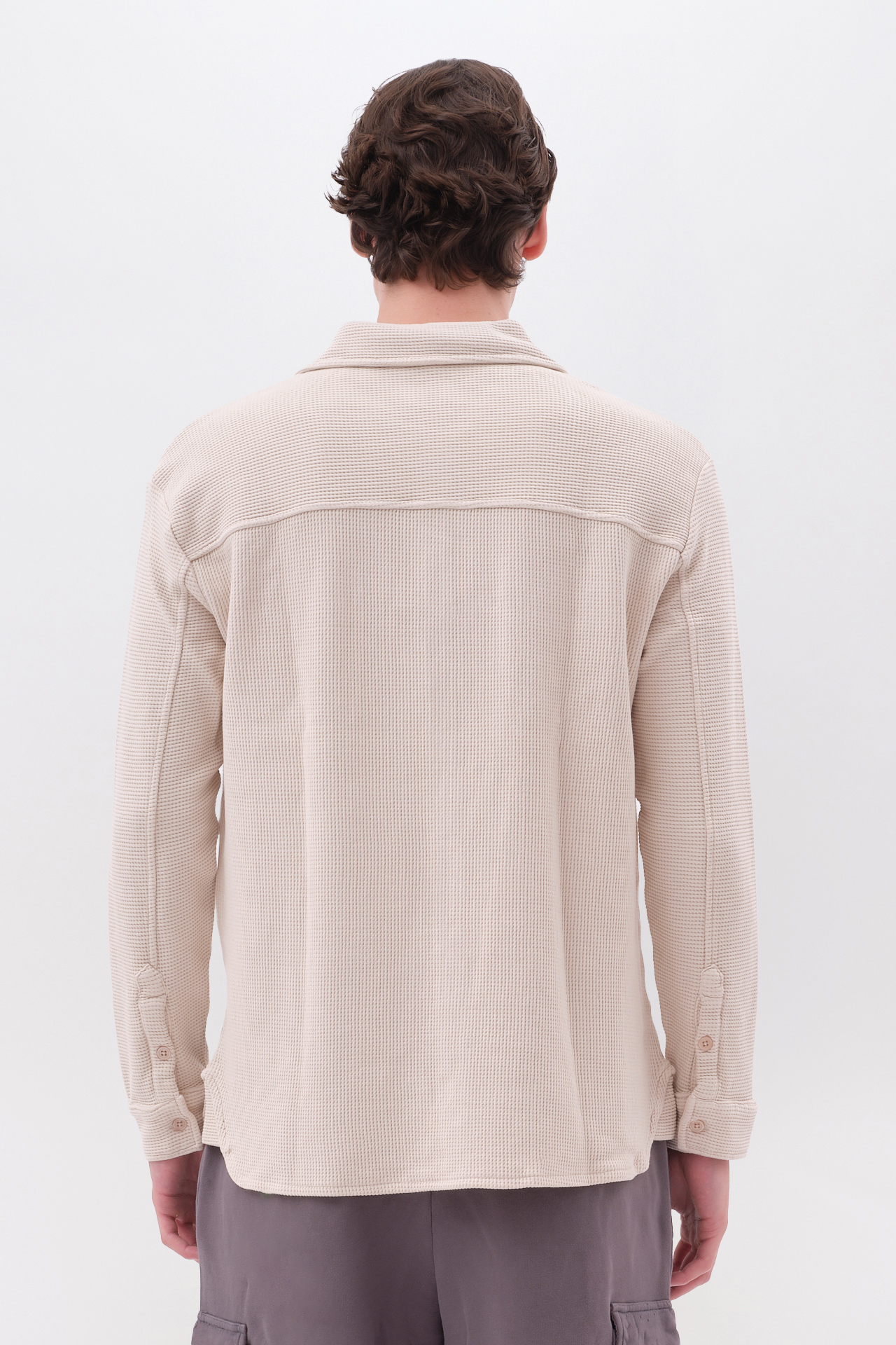 OVERSIZED WAFFLE SHIRT
