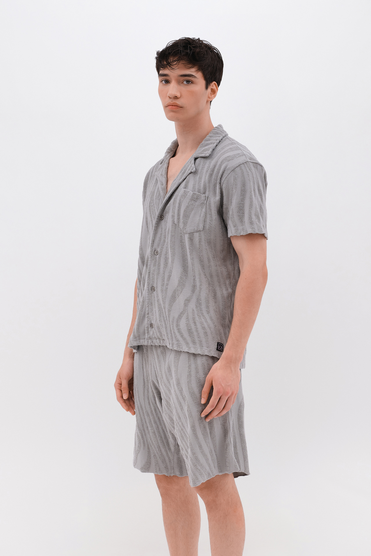 JAQUARD TERRY TOWEL SHIRT