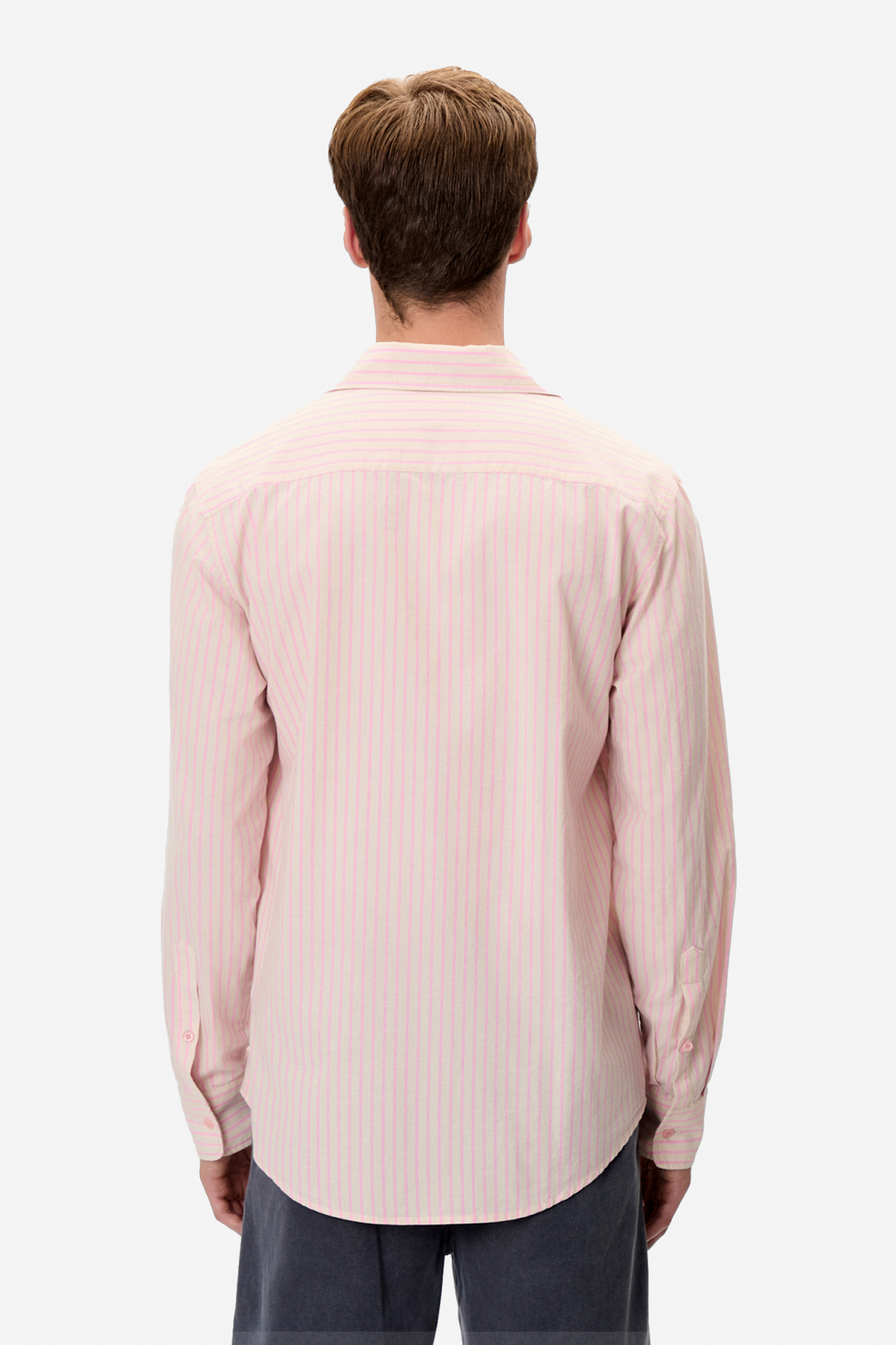 PINK STRIPED SHIRT