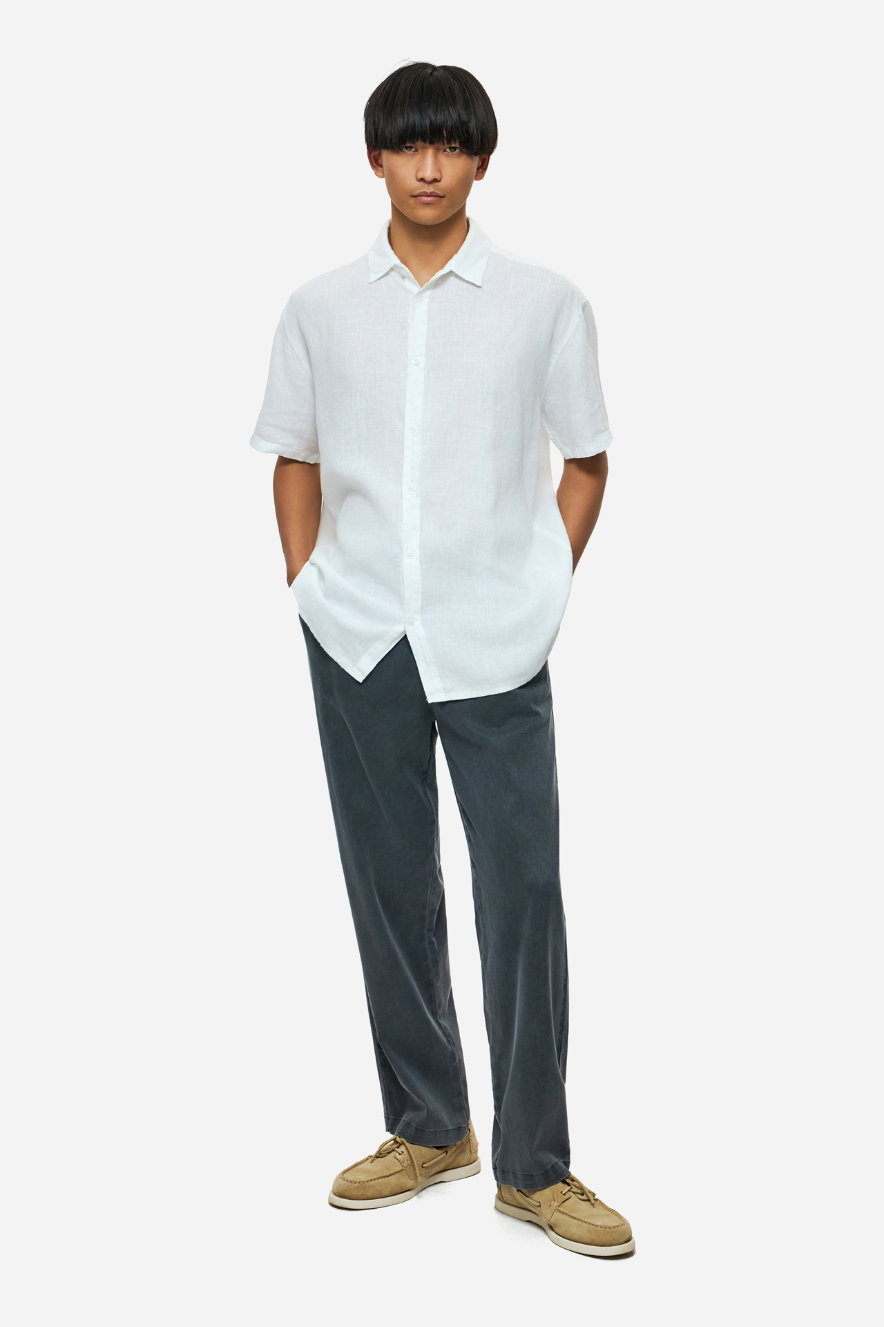 SHORTSLEEVE LINEN SHIRT