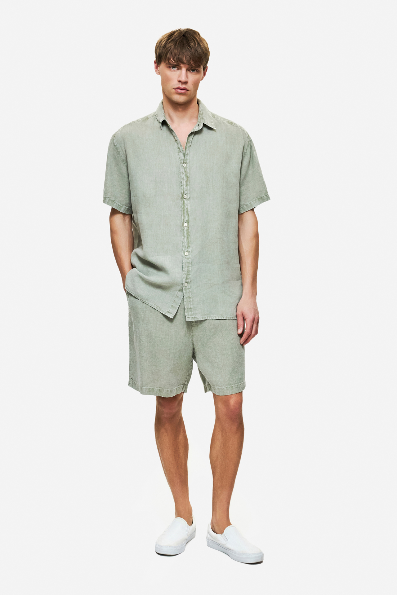 SHORTSLEEVE LINEN SHIRT