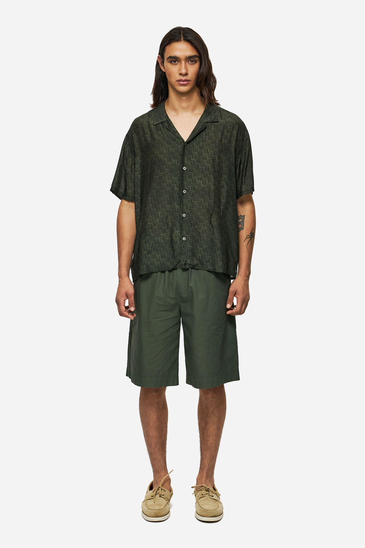 MONOGRAM SILK SHIRT