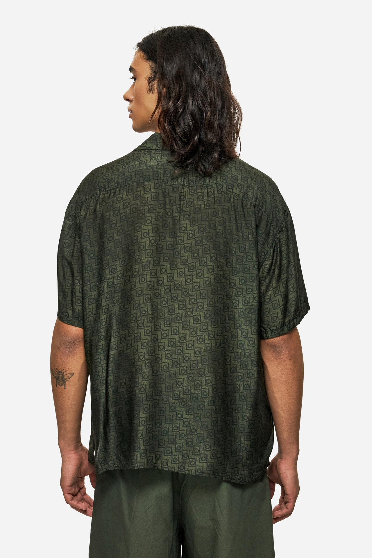 MONOGRAM SILK SHIRT