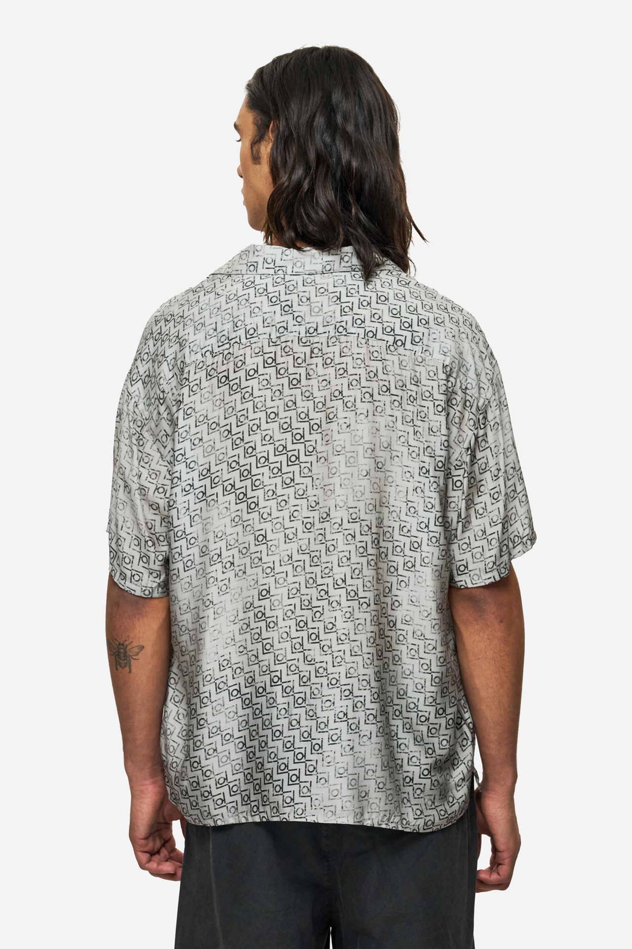 MONOGRAM SILK SHIRT