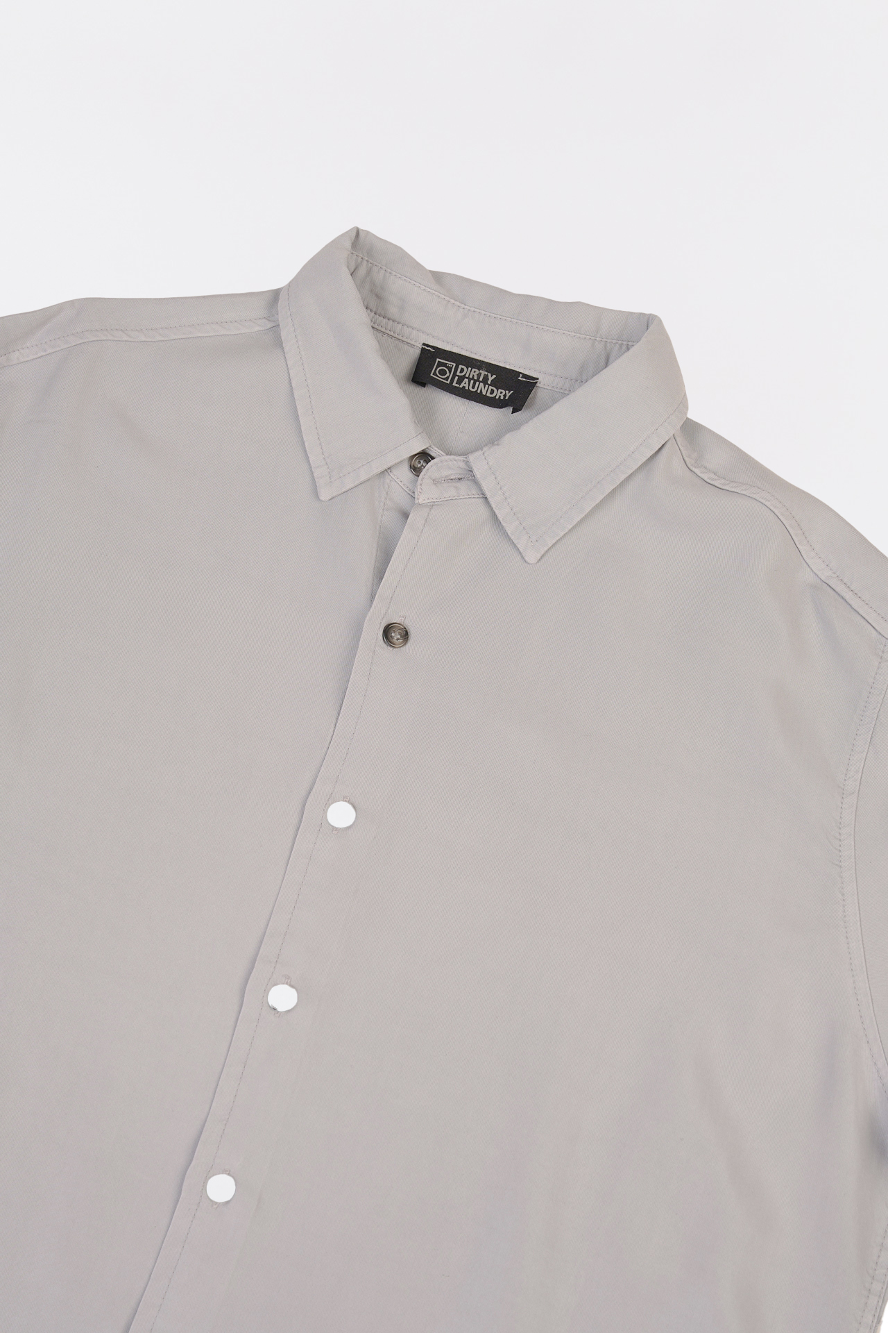 Curved Hem Slim Fit Shirt