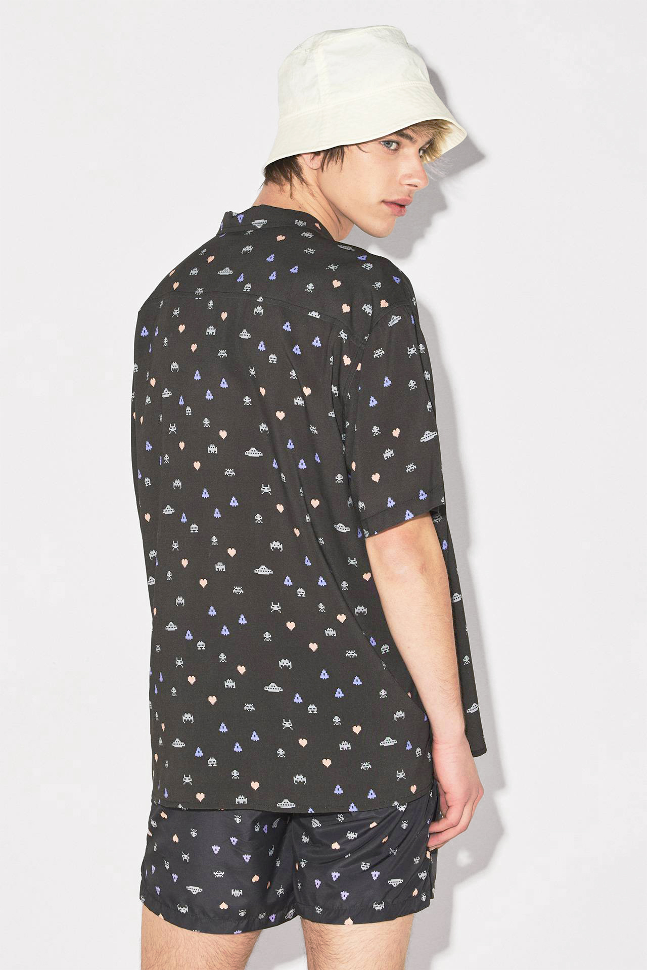 Invaders Camp-Collar Shirt