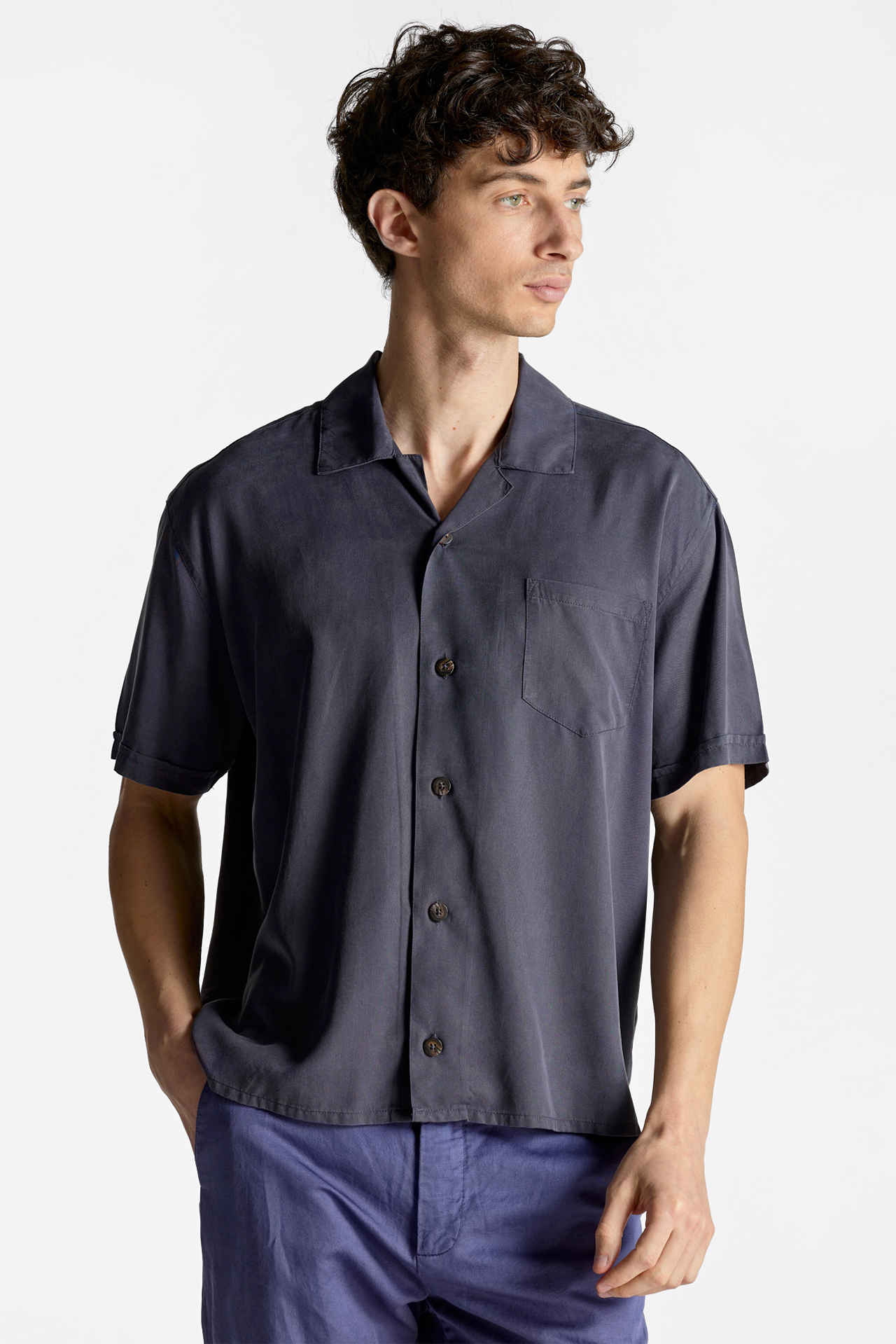 Camp-Colar Shirt
