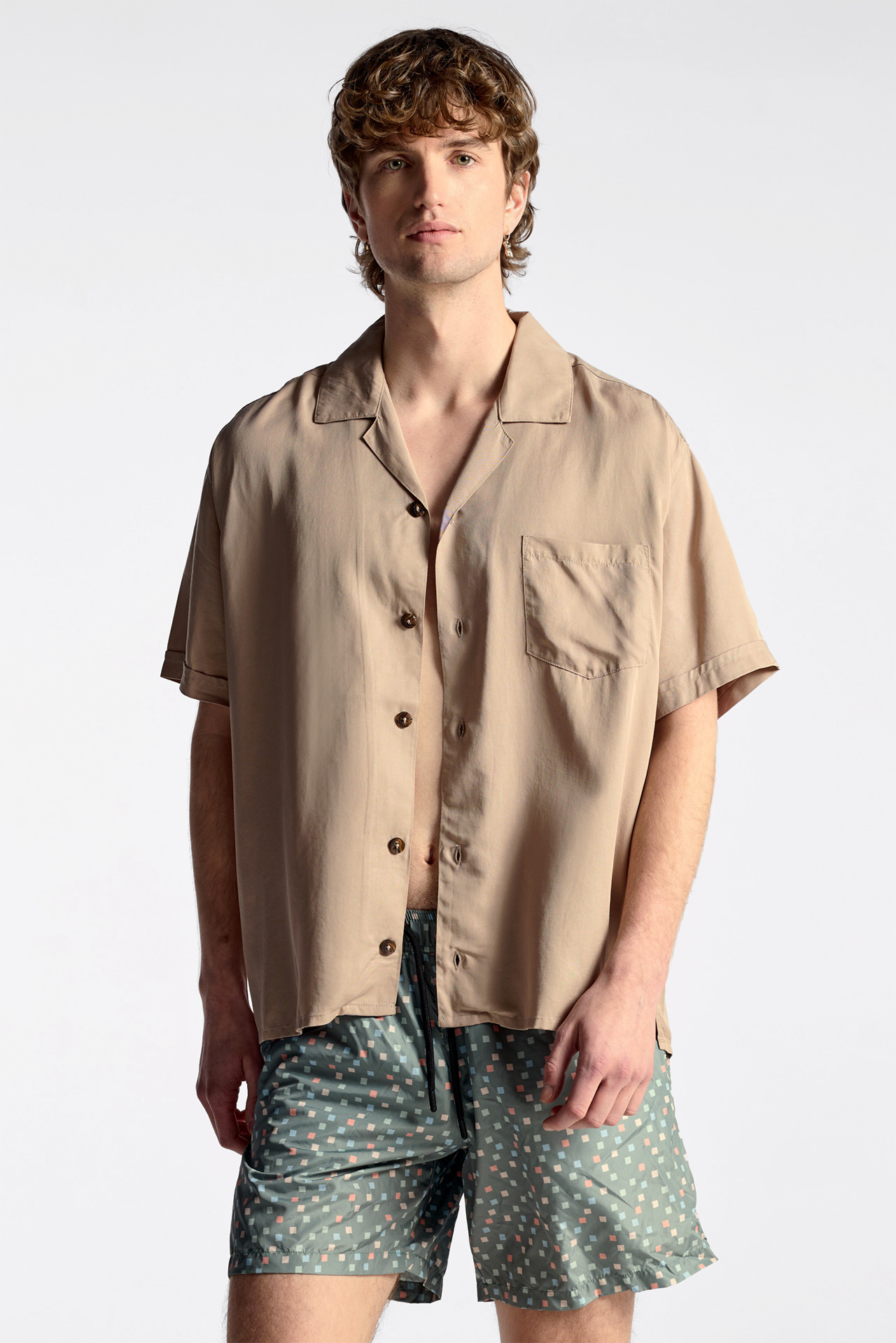 Camp-Colar Shirt