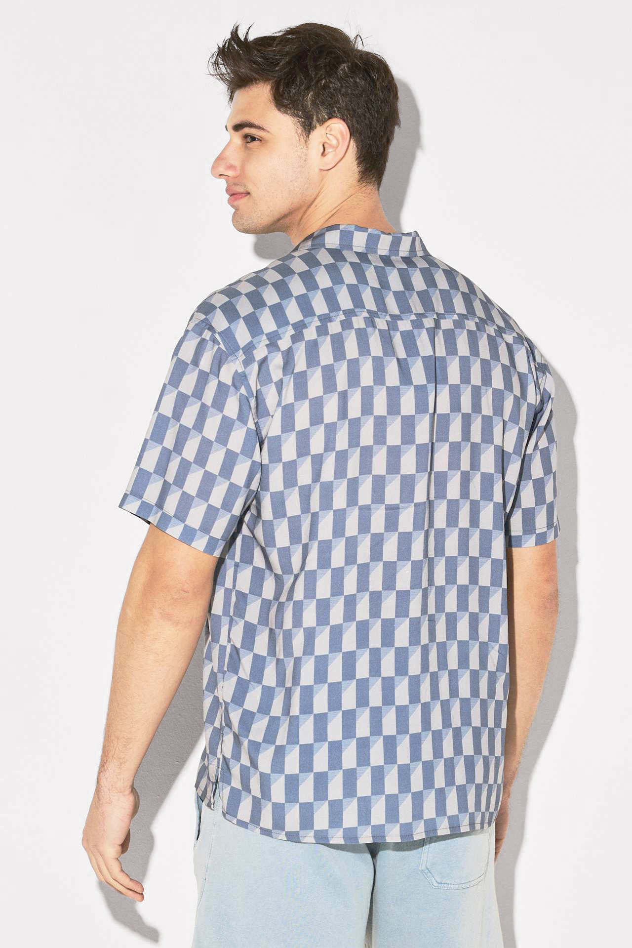 Illusion Camp-Collar Shirt