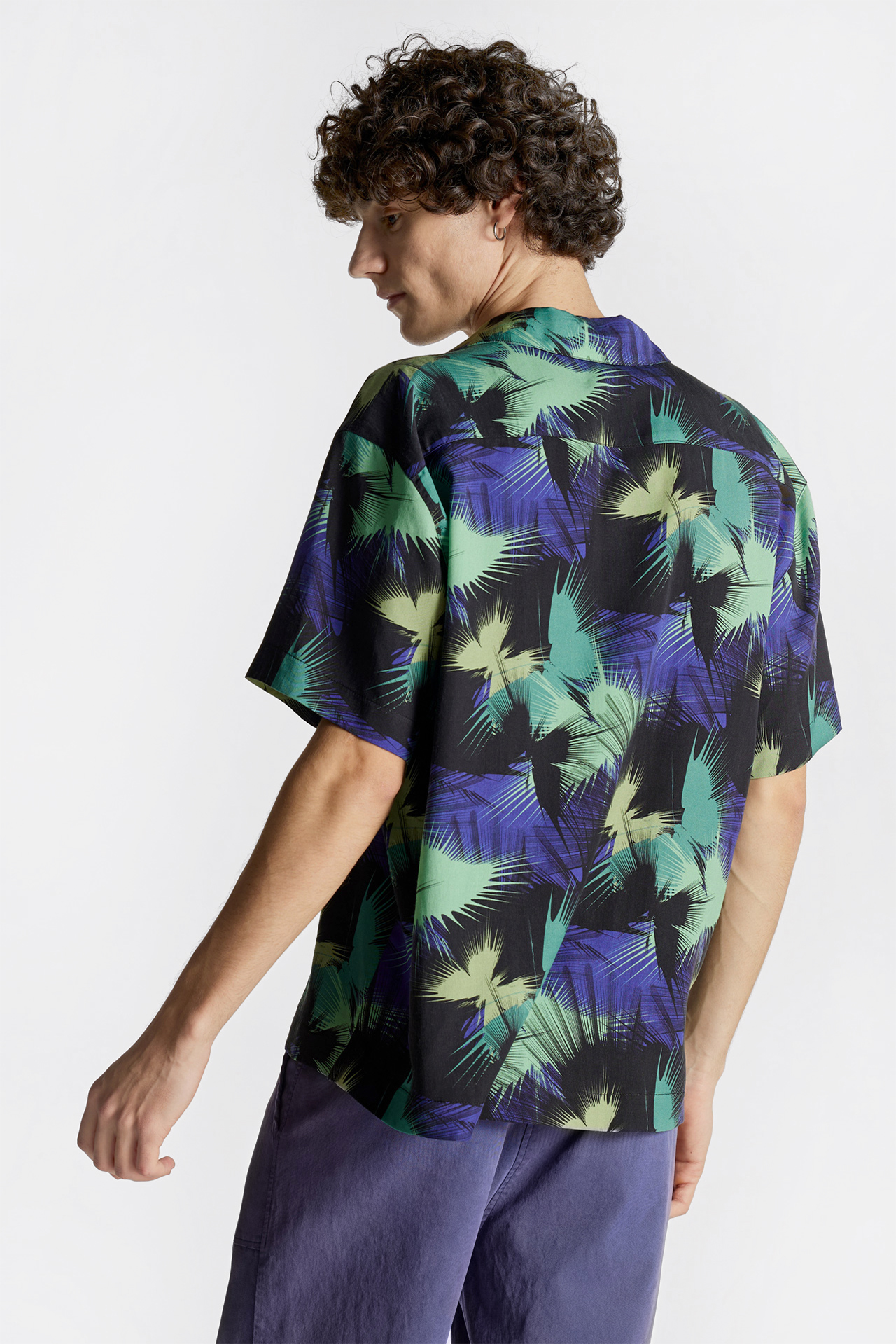 Dark Butterfly Camp-Colar Shirt