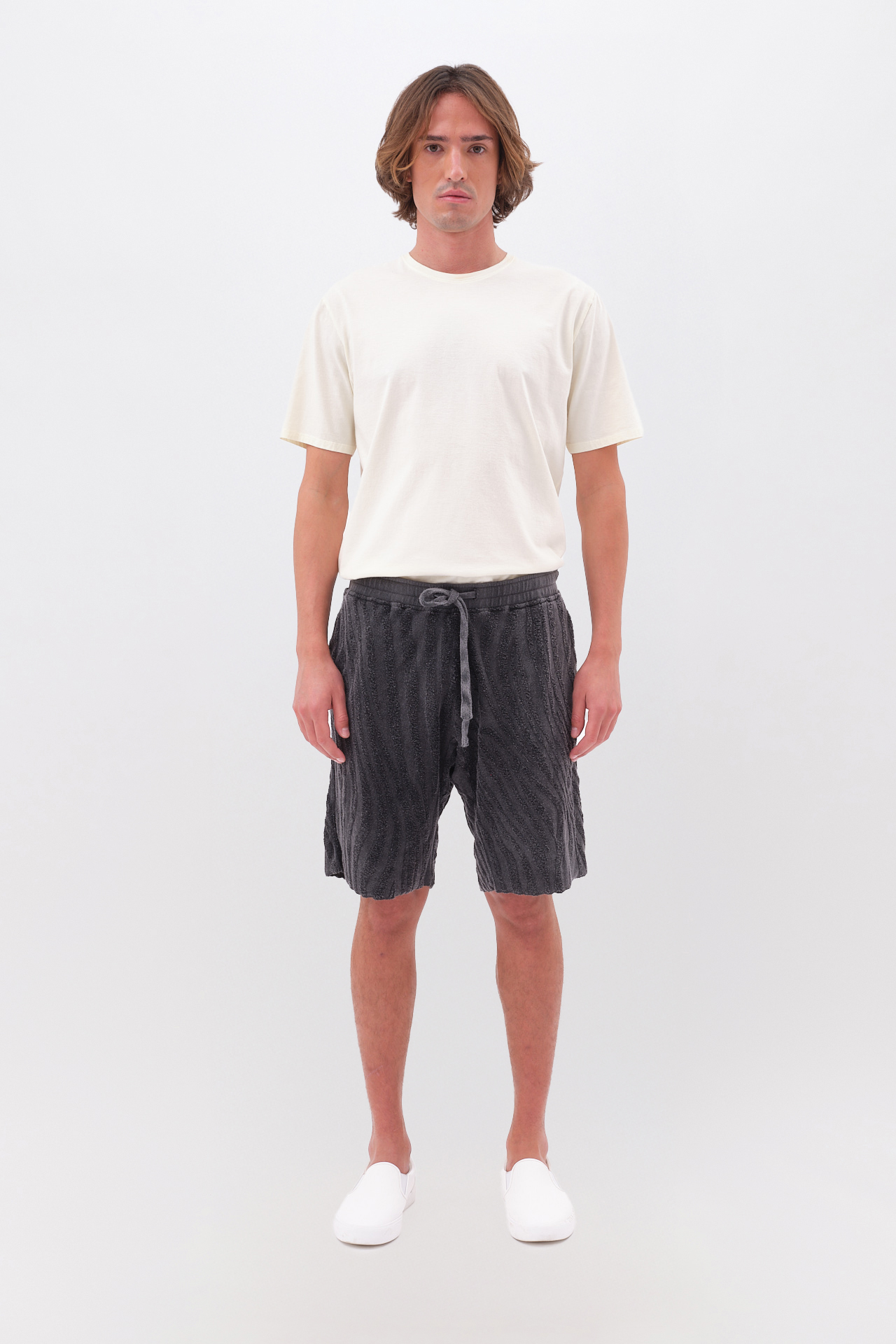 JAQUARD TERRY TOWEL SWEATBERMUDA