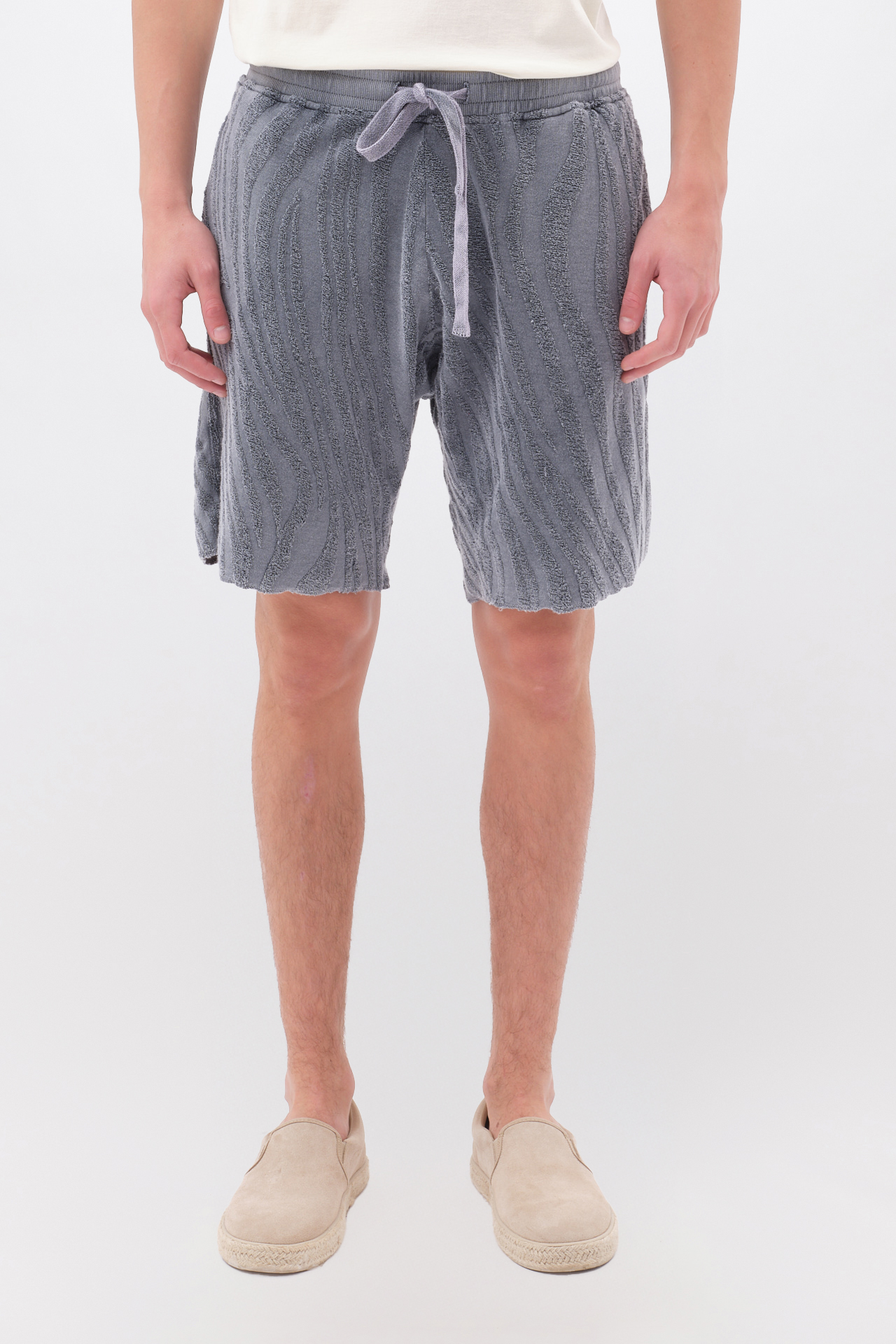 JAQUARD TERRY TOWEL SWEATBERMUDA