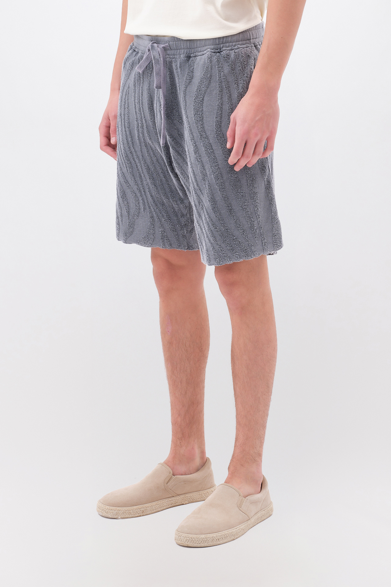 JAQUARD TERRY TOWEL SWEATBERMUDA