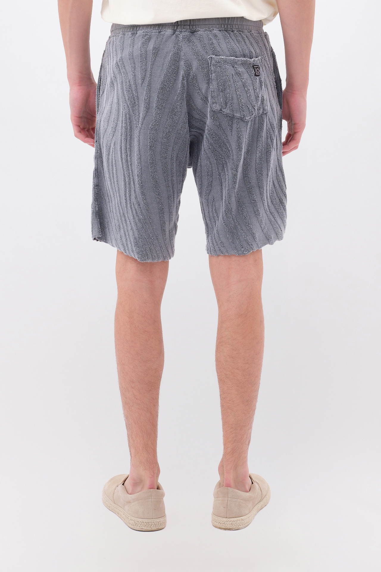 JAQUARD TERRY TOWEL SWEATBERMUDA