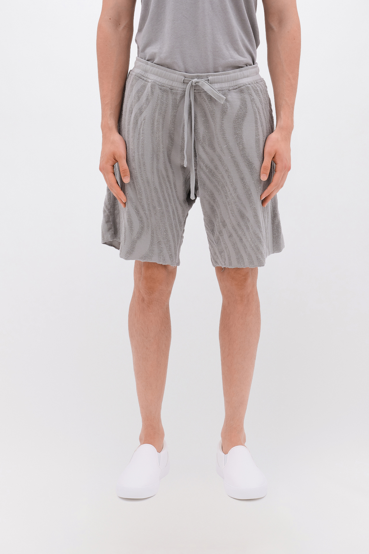 JAQUARD TERRY TOWEL SWEATBERMUDA