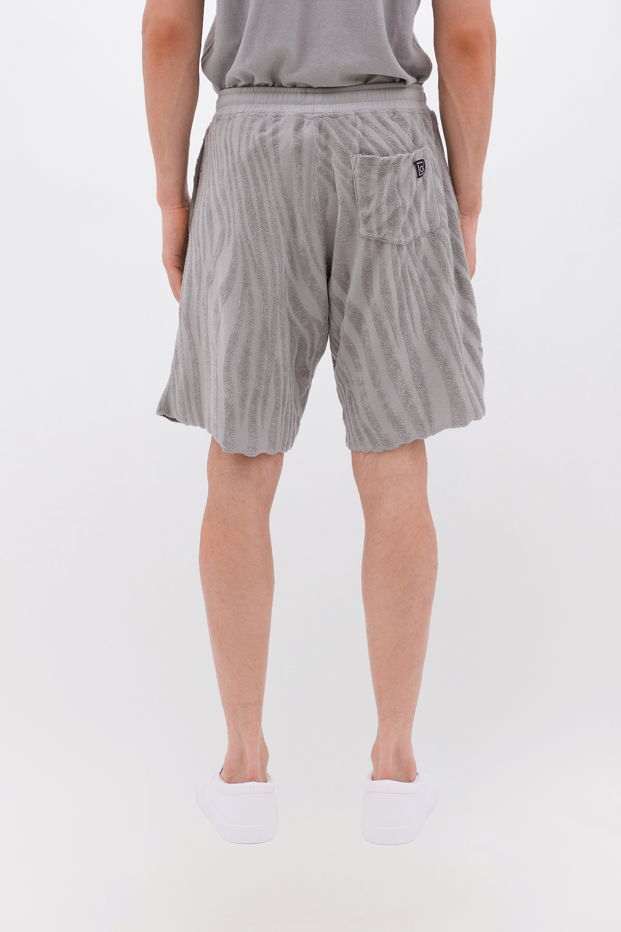 JAQUARD TERRY TOWEL SWEATBERMUDA