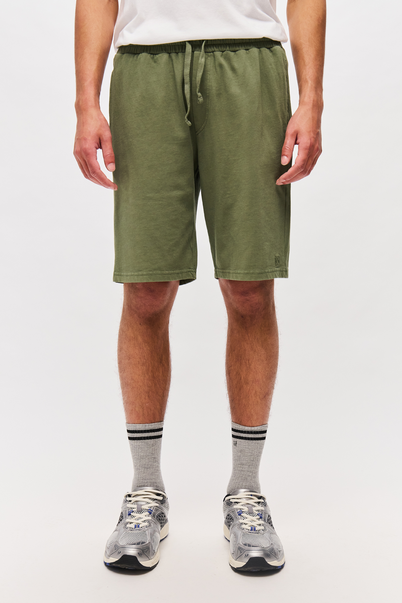 SWEATBERMUDA WITH EMBROIDERY