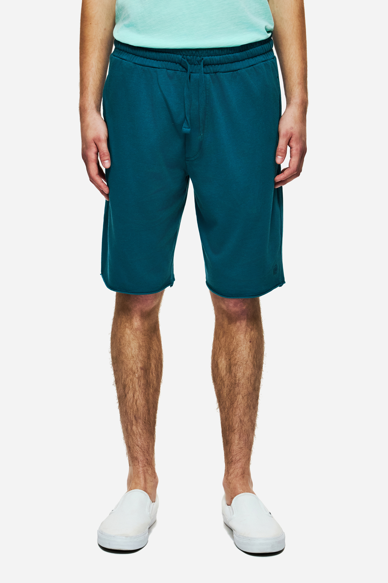 SWEATBERMUDA WITH EMBROIDERY