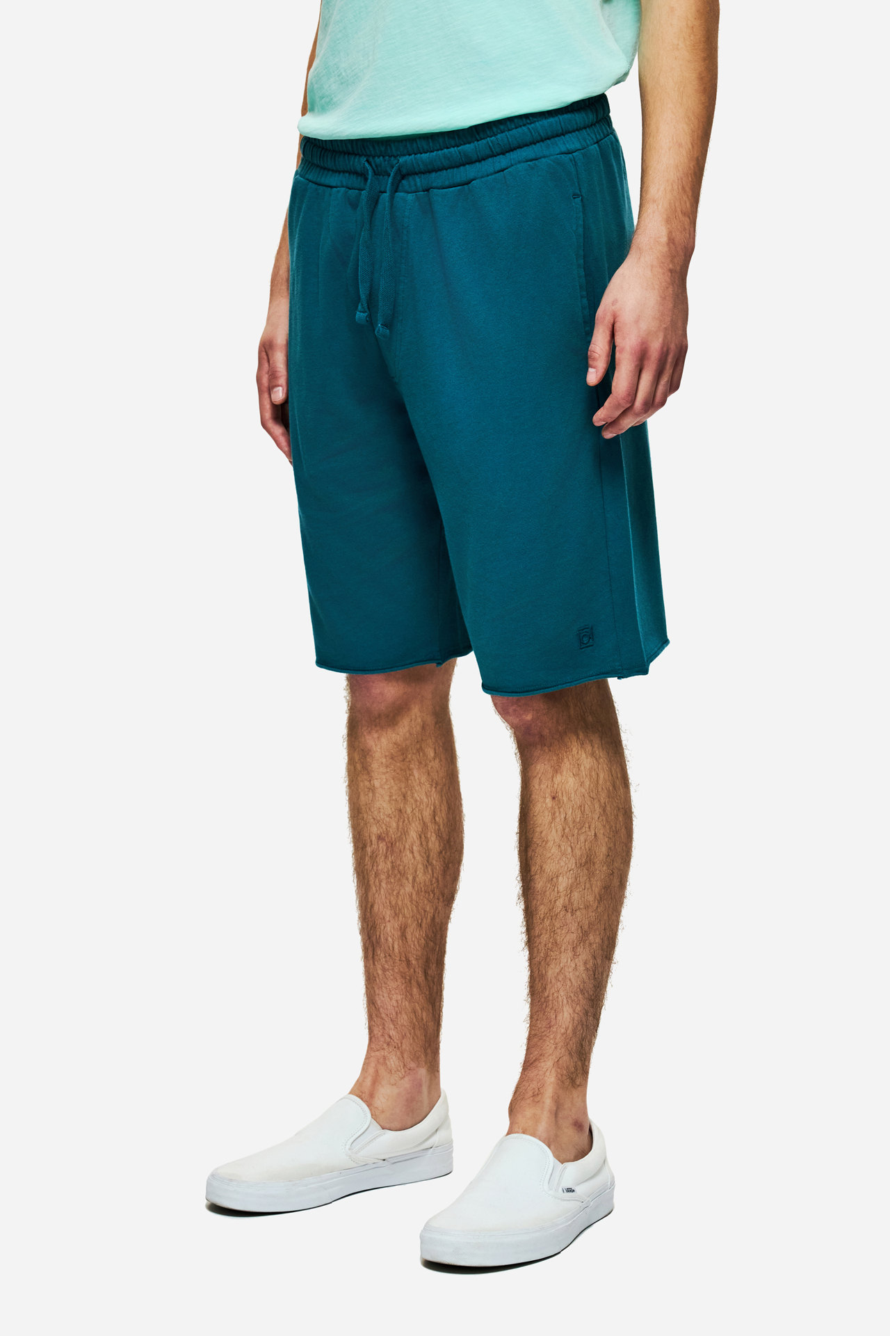 SWEATBERMUDA WITH EMBROIDERY