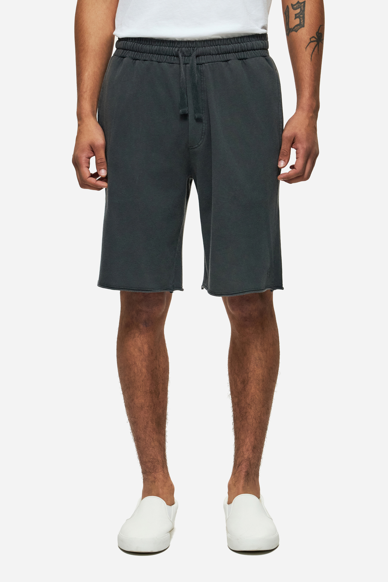 SWEATBERMUDA WITH EMBROIDERY