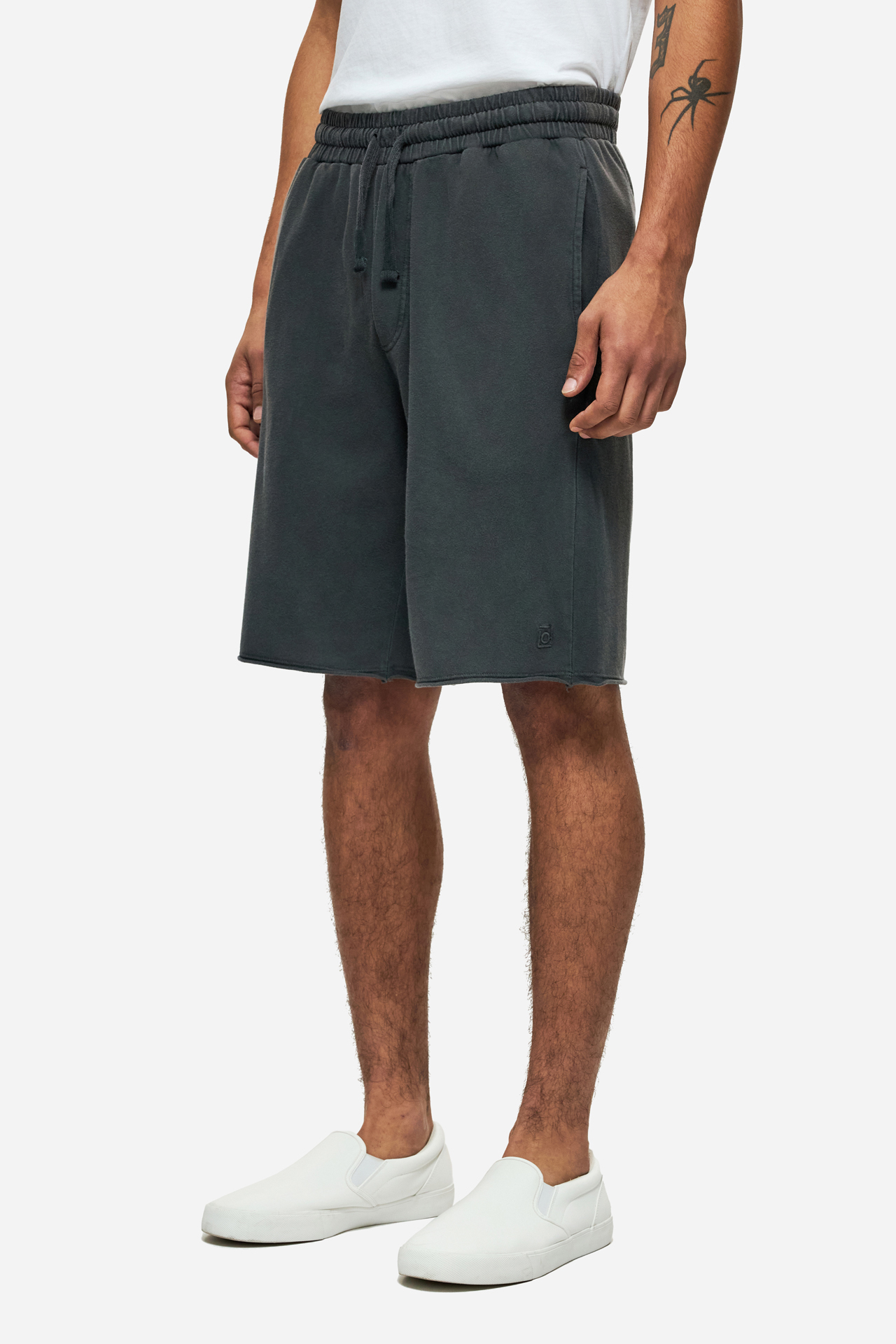 SWEATBERMUDA WITH EMBROIDERY