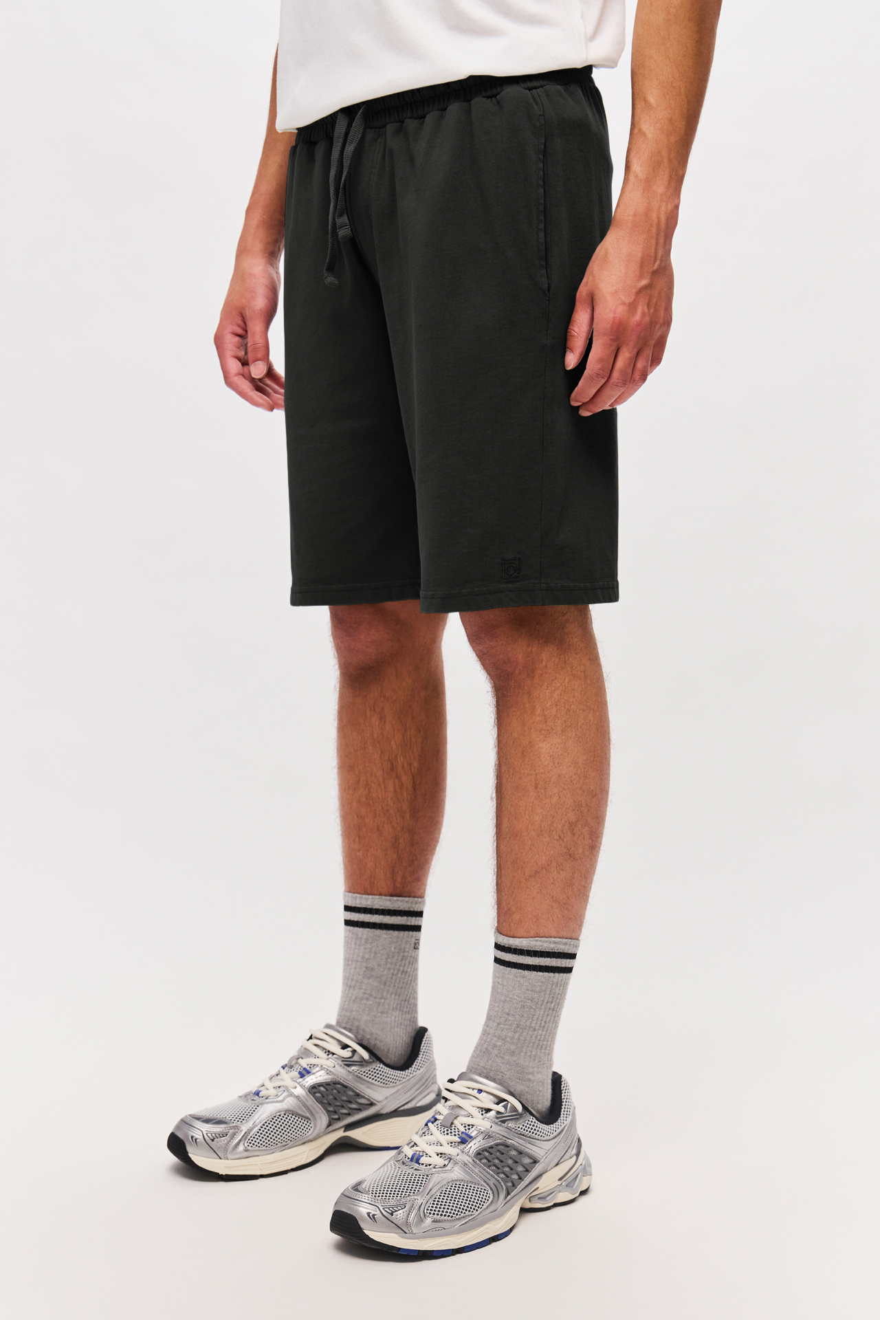 SWEATBERMUDA WITH EMBROIDERY