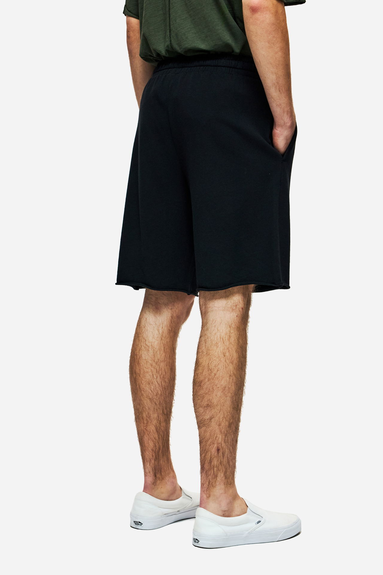 SWEATBERMUDA WITH EMBROIDERY