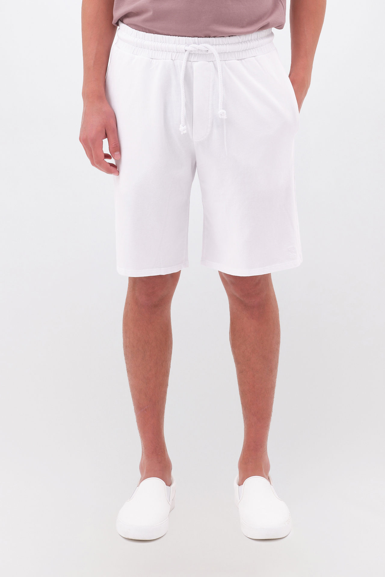 SWEATBERMUDA WITH EMBROIDERY