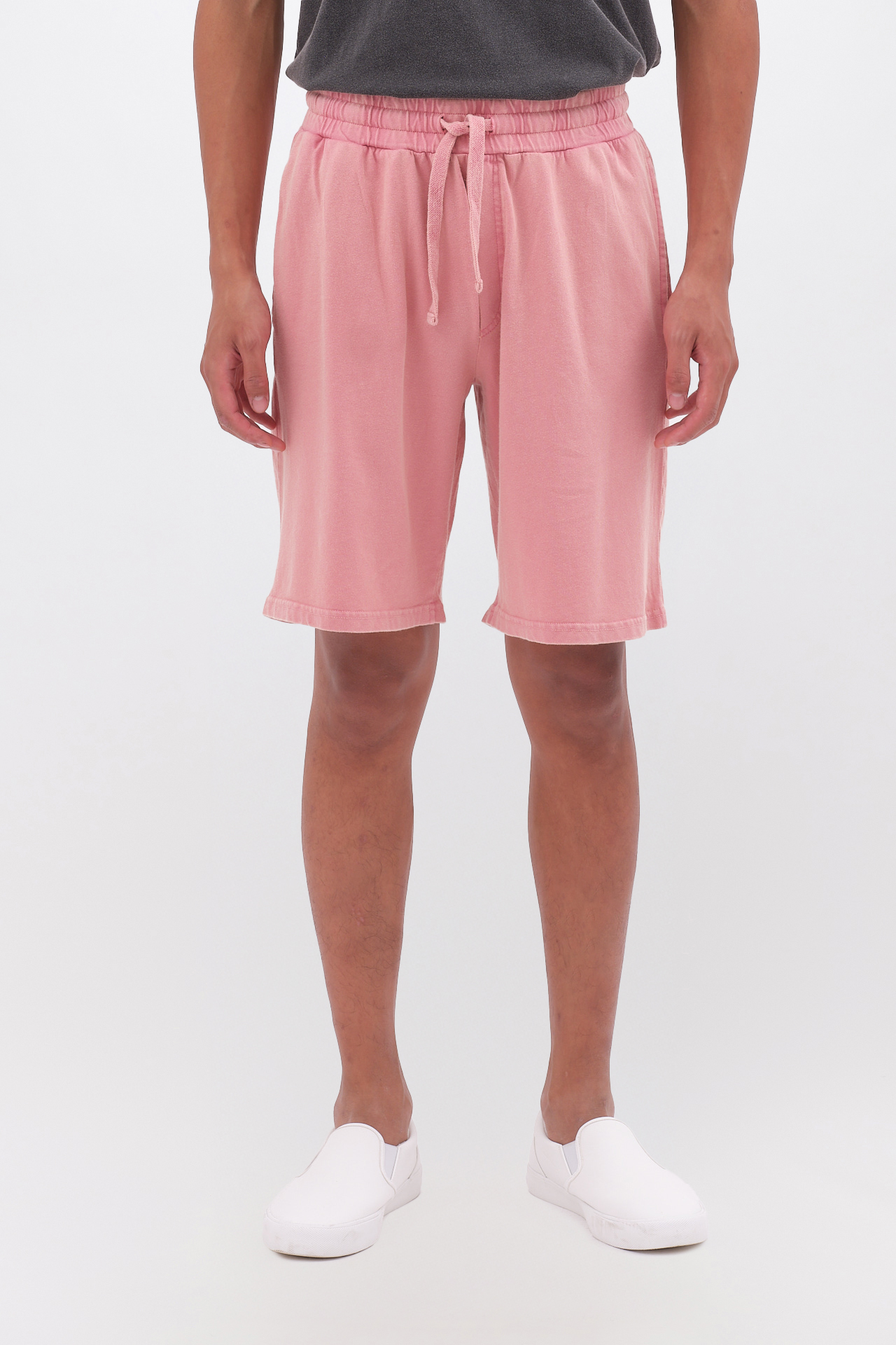 SWEATBERMUDA WITH EMBROIDERY