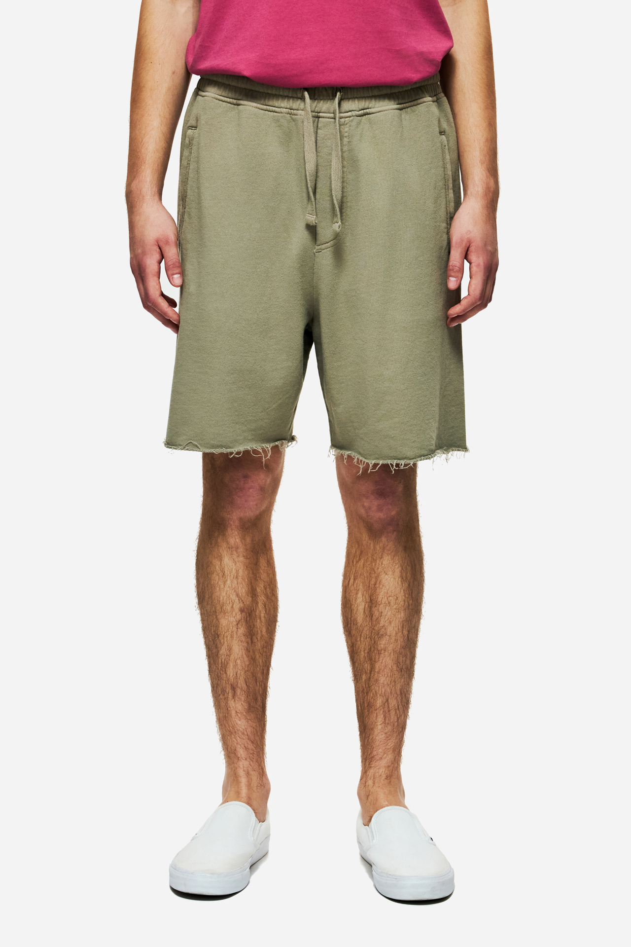 RAW EDGES SWEATBERMUDA