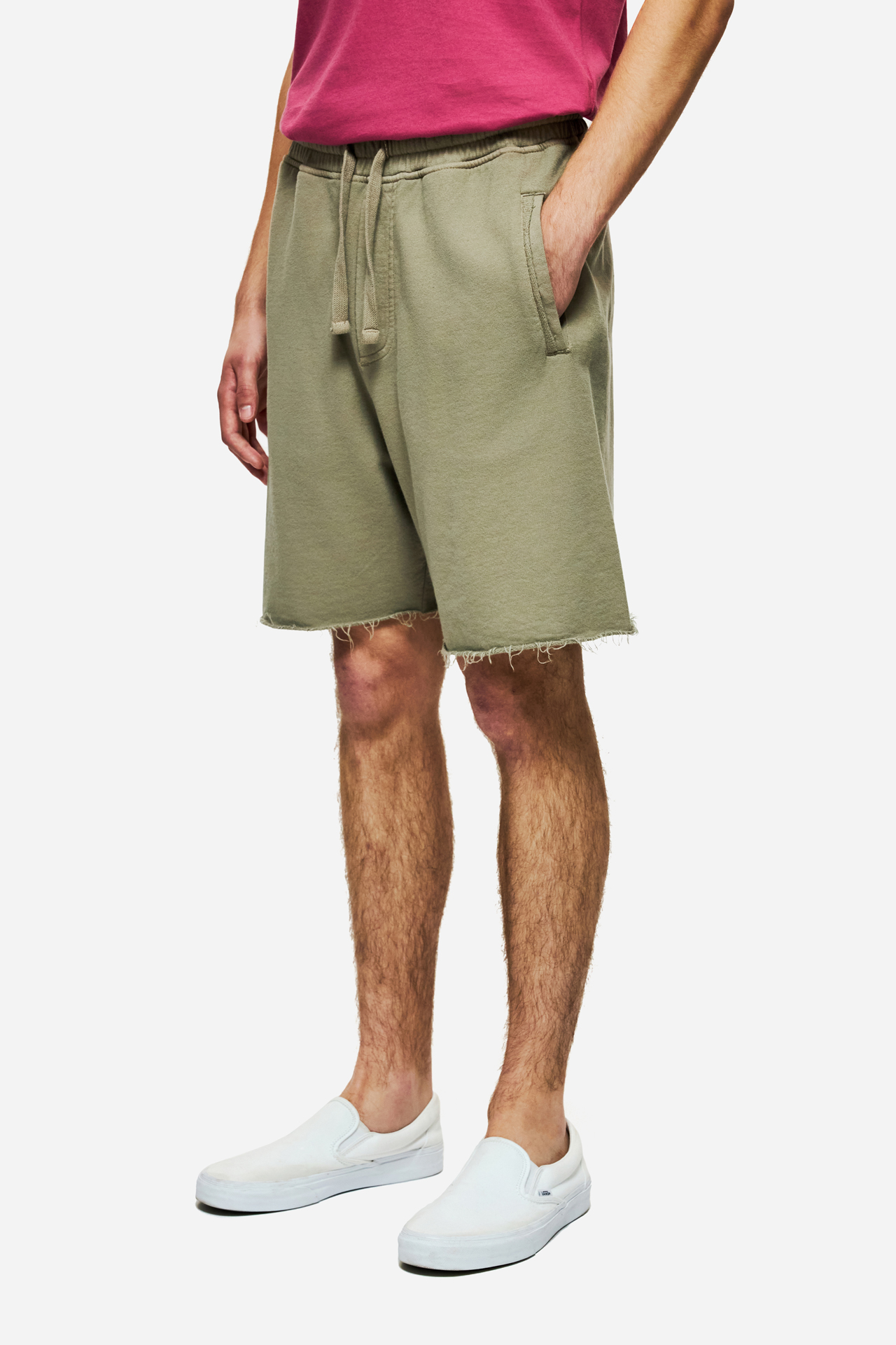 RAW EDGES SWEATBERMUDA