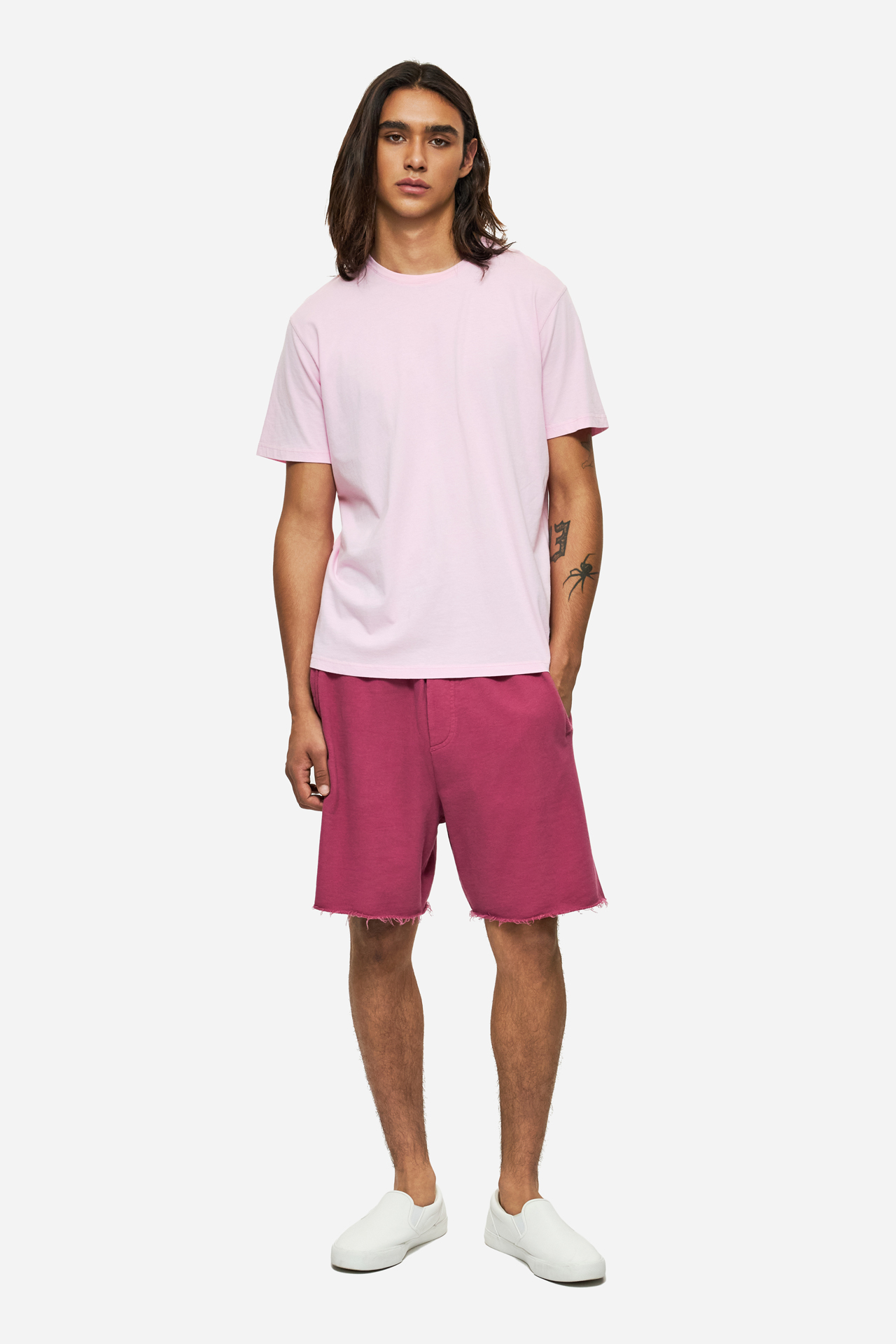 RAW EDGES SWEATBERMUDA