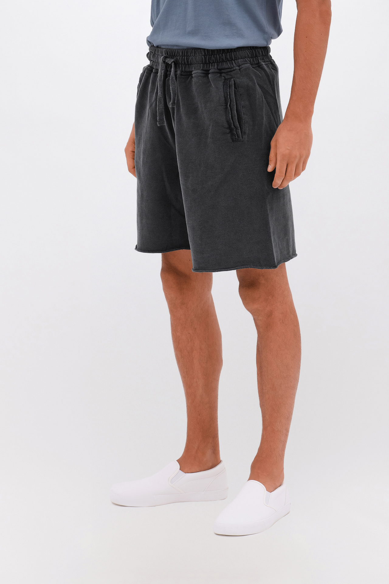 RAW EDGES SWEATBERMUDA
