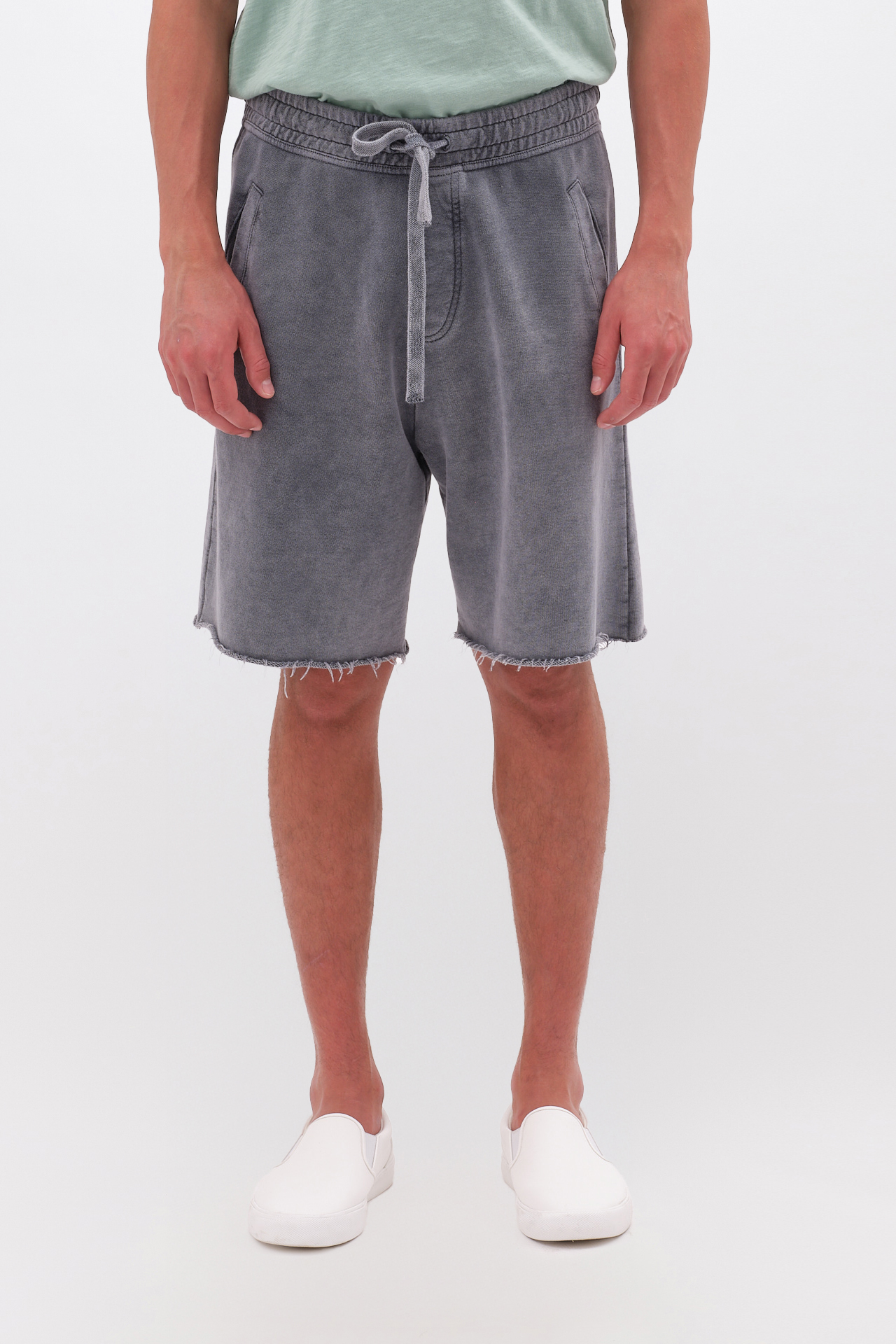 RAW EDGES SWEATBERMUDA