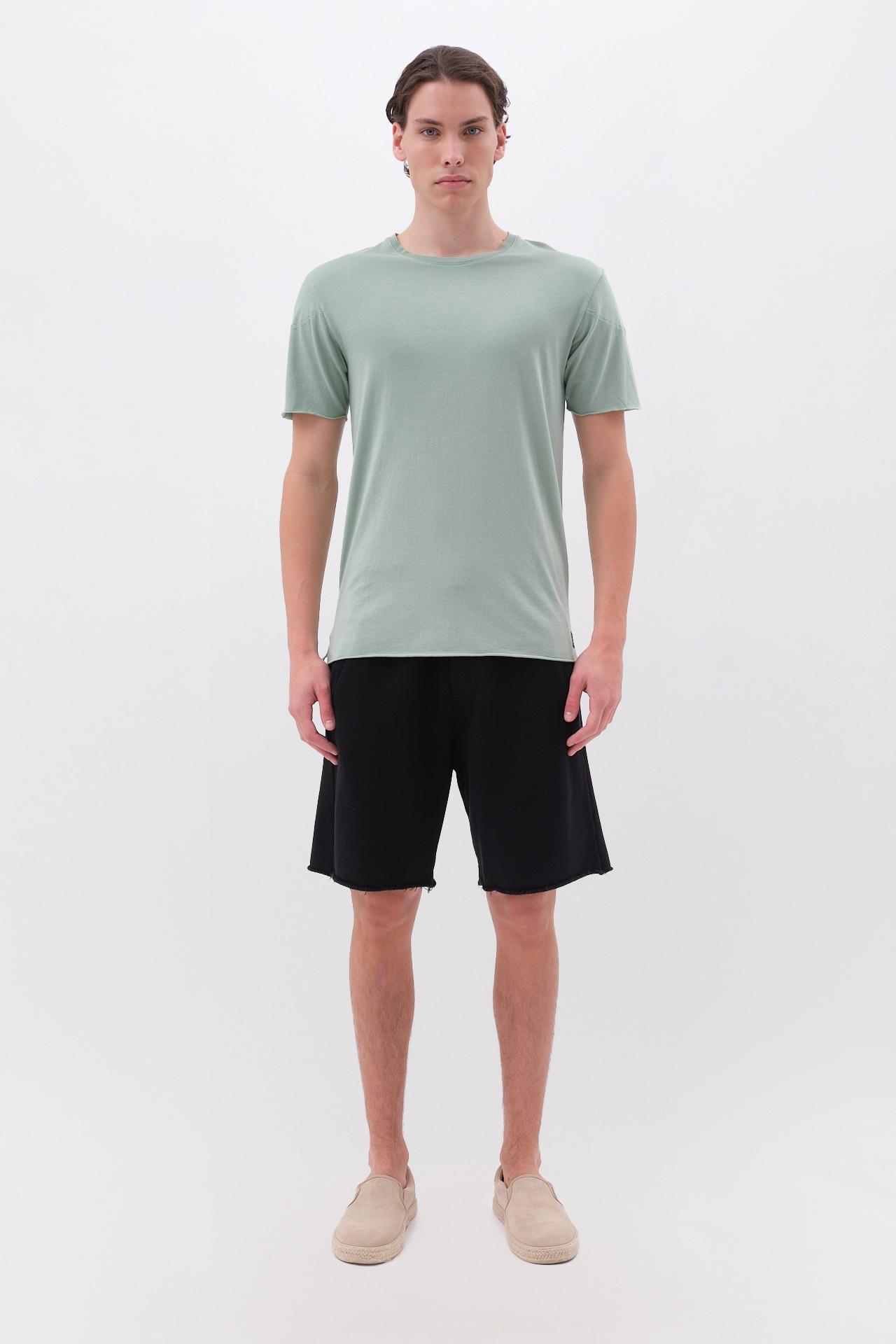 RAW EDGES SWEATBERMUDA