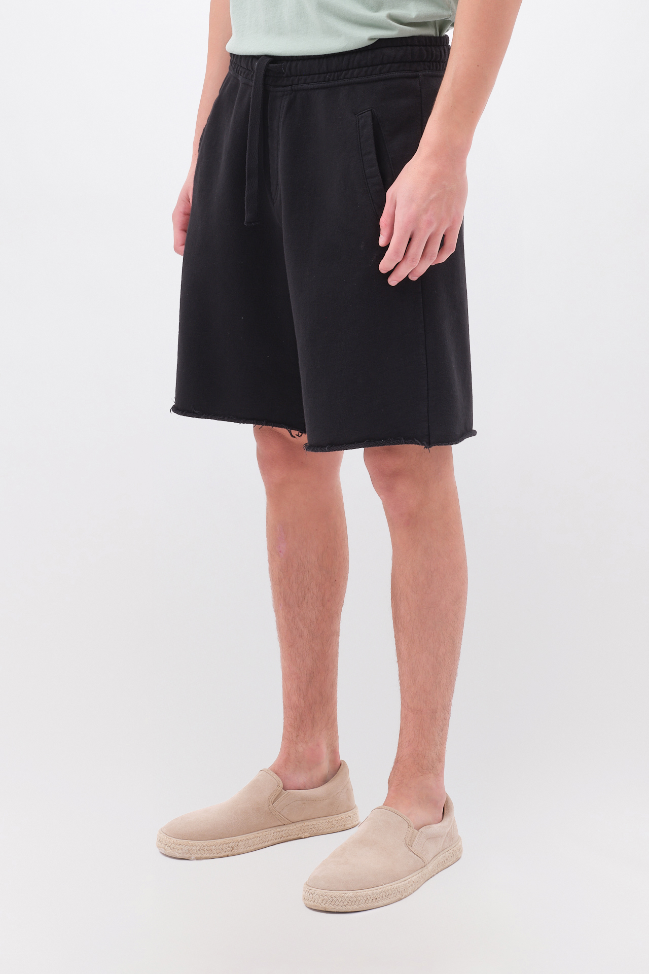 RAW EDGES SWEATBERMUDA