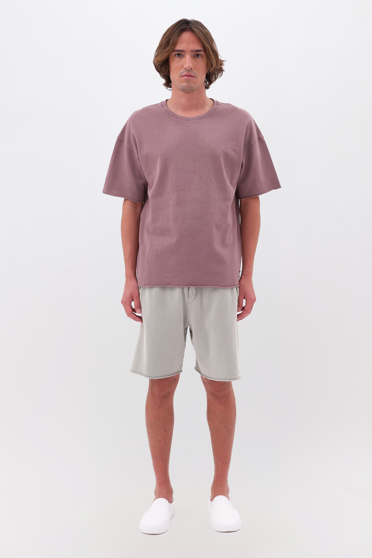 RAW EDGES SWEATBERMUDA