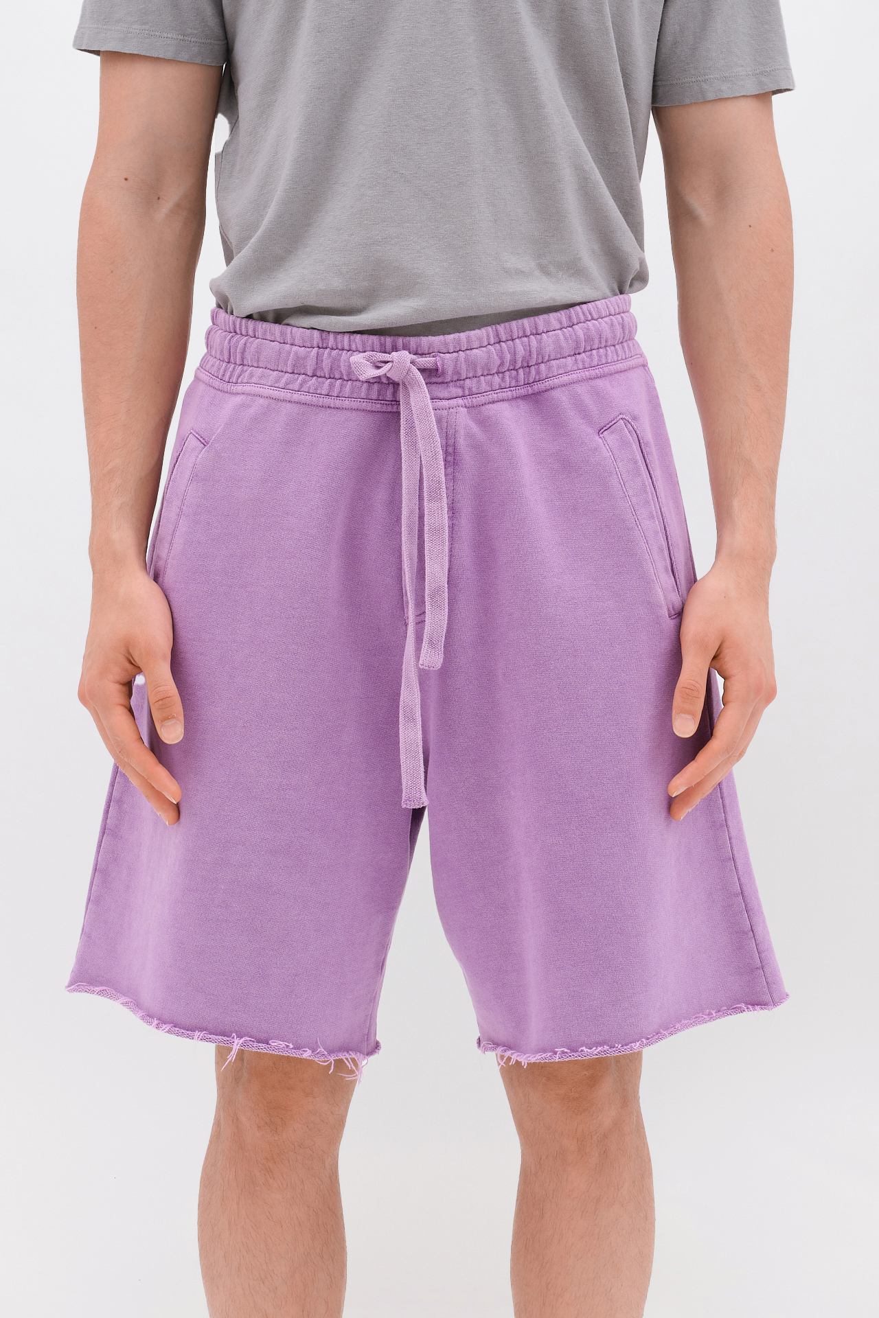 RAW EDGES SWEATBERMUDA