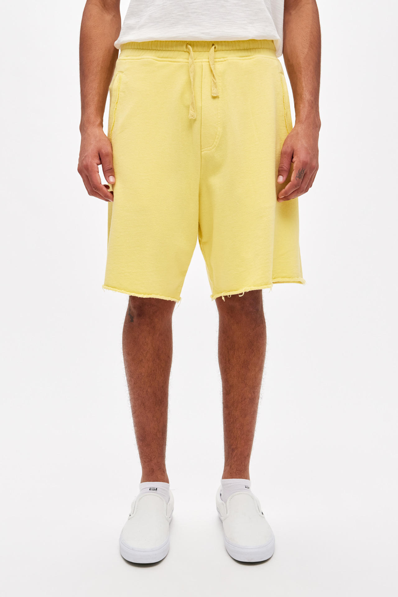 RAW EDGES SWEATBERMUDA