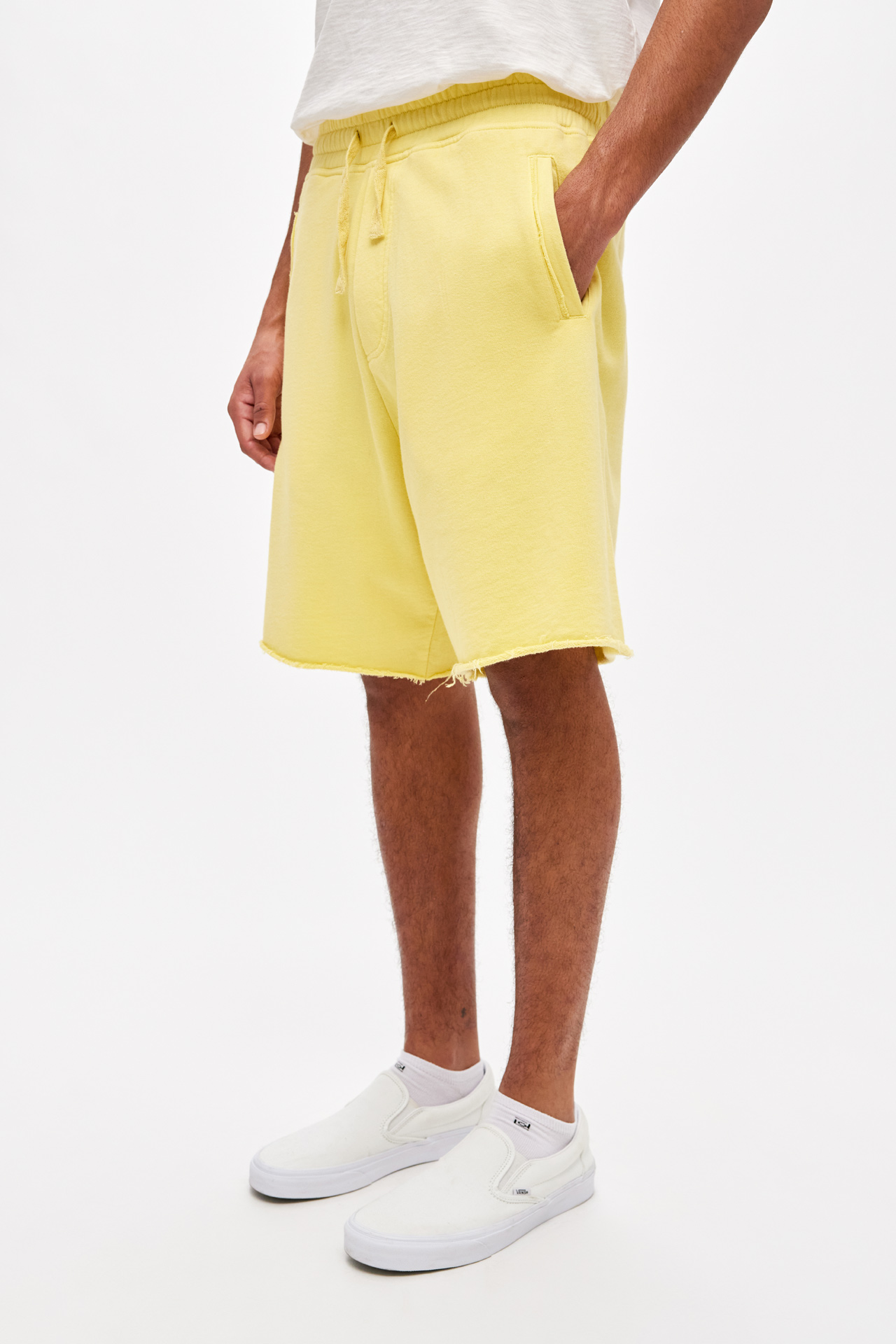 RAW EDGES SWEATBERMUDA