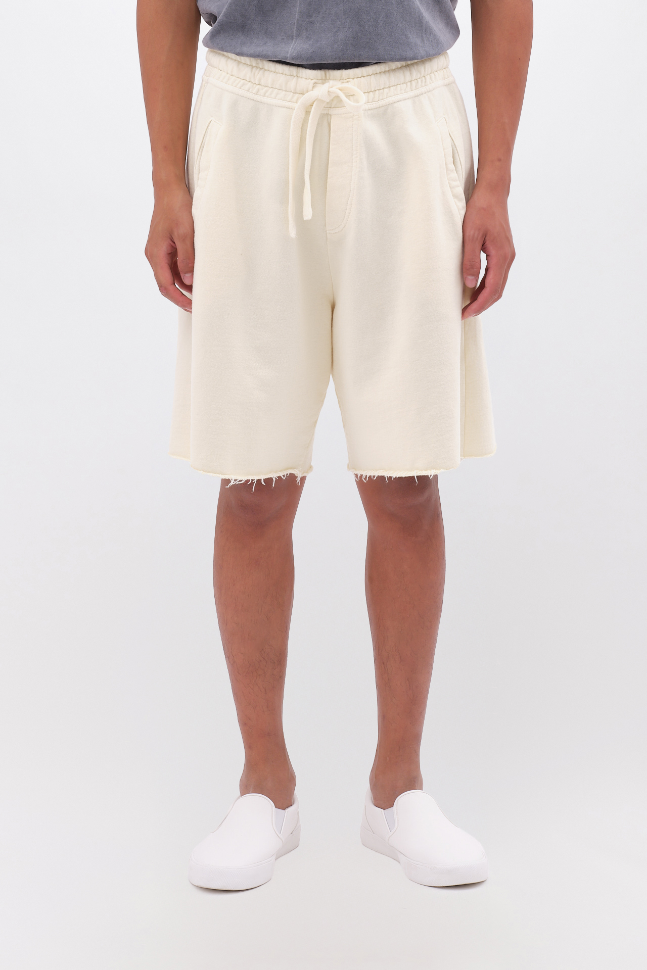 RAW EDGES SWEATBERMUDA