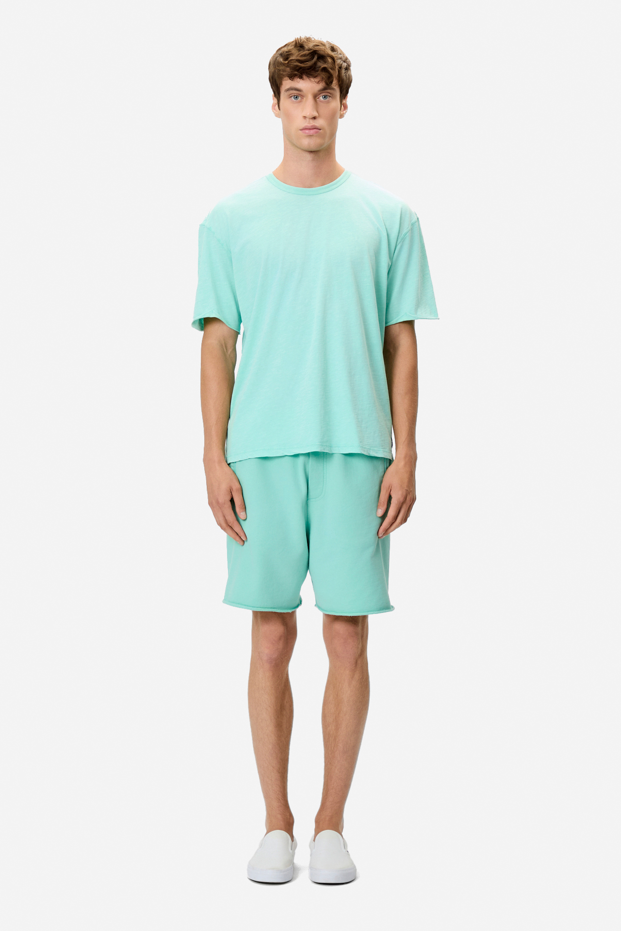 RAW EDGES SWEATBERMUDA